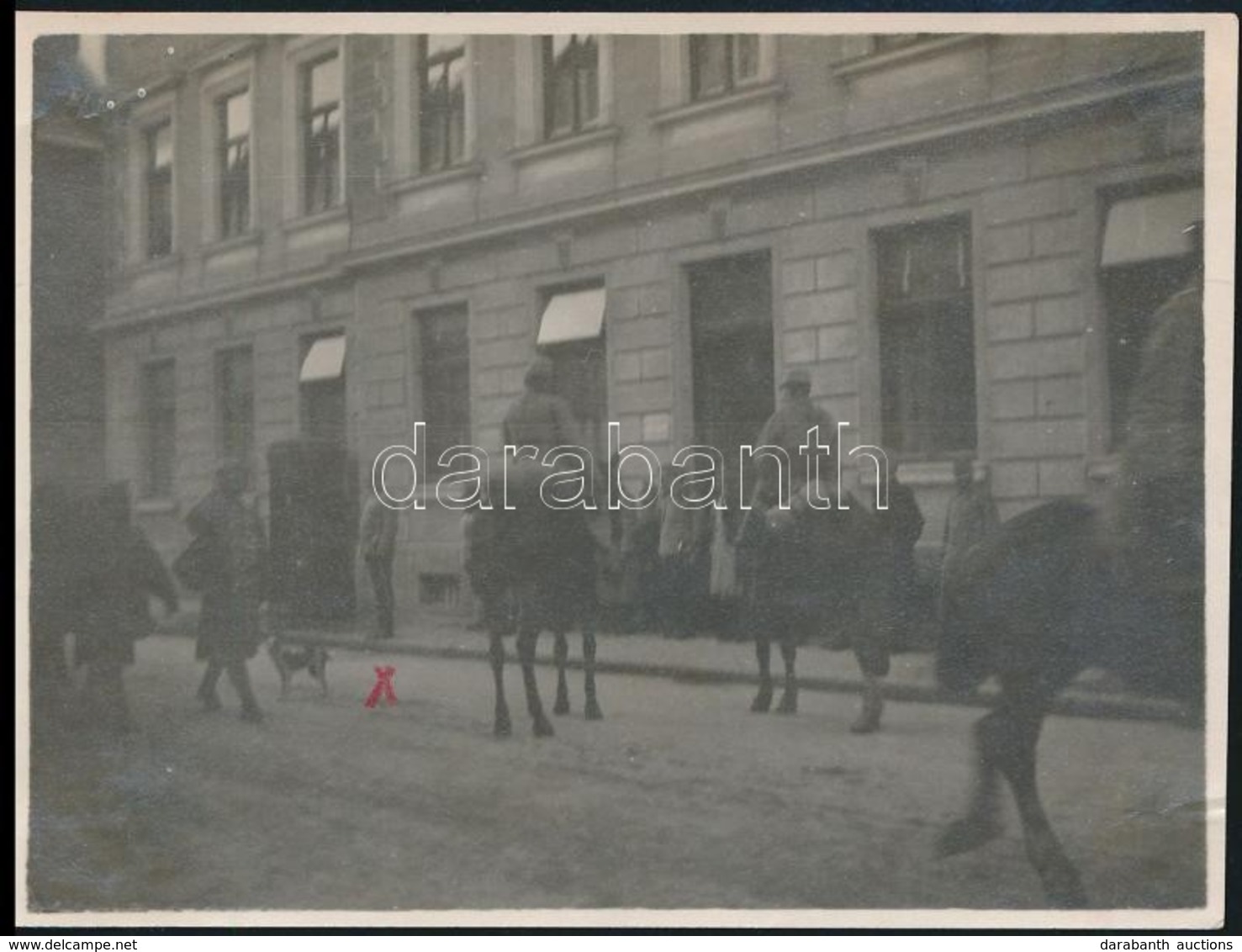 1915 Jen? Herceg Utnakindítja Tiroli Vadászokat Péterváradon. Feliratozott Fotó / Erzherzg Eugen With The Tirolers In Pe - Andere & Zonder Classificatie