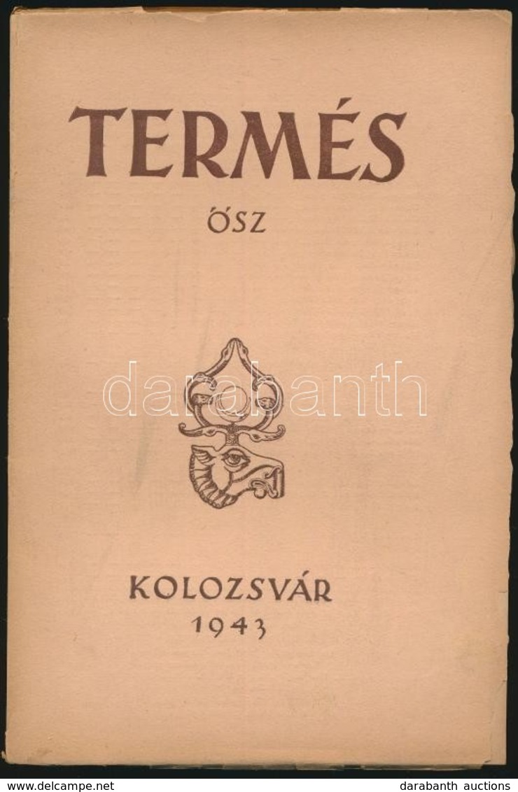 Termés Kolozsvár, 1943. ?sz Nagy Jen?, Nagy Sándor Ny. Kiadói Papírborítóban. 1 Db - Non Classificati