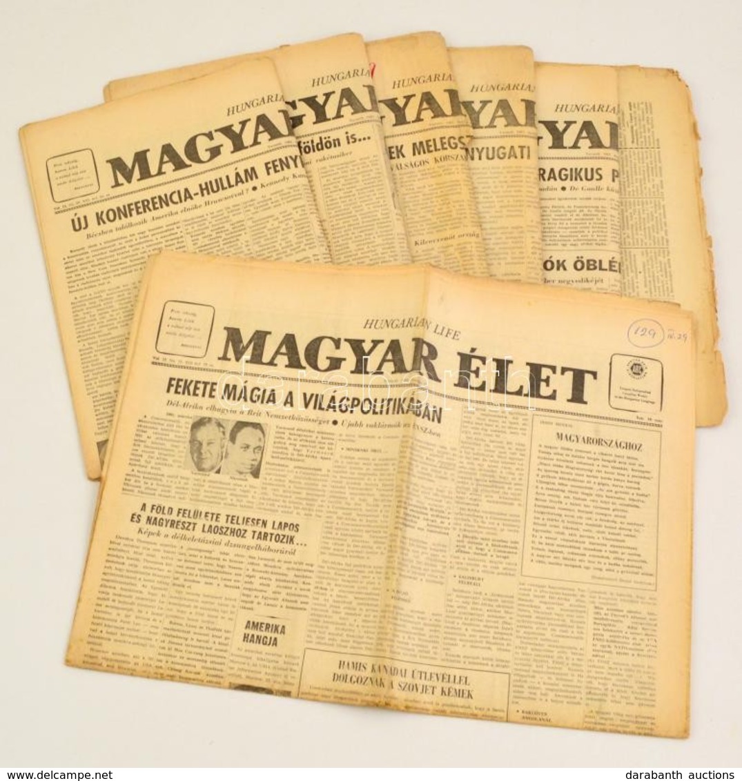 1961-1962 Emigráns Folyóiratok, A Kanadai Magyar Élet 5 Száma, és A Buenos Aires-i Délamerikai Magyarság 2 Száma, összes - Non Classificati