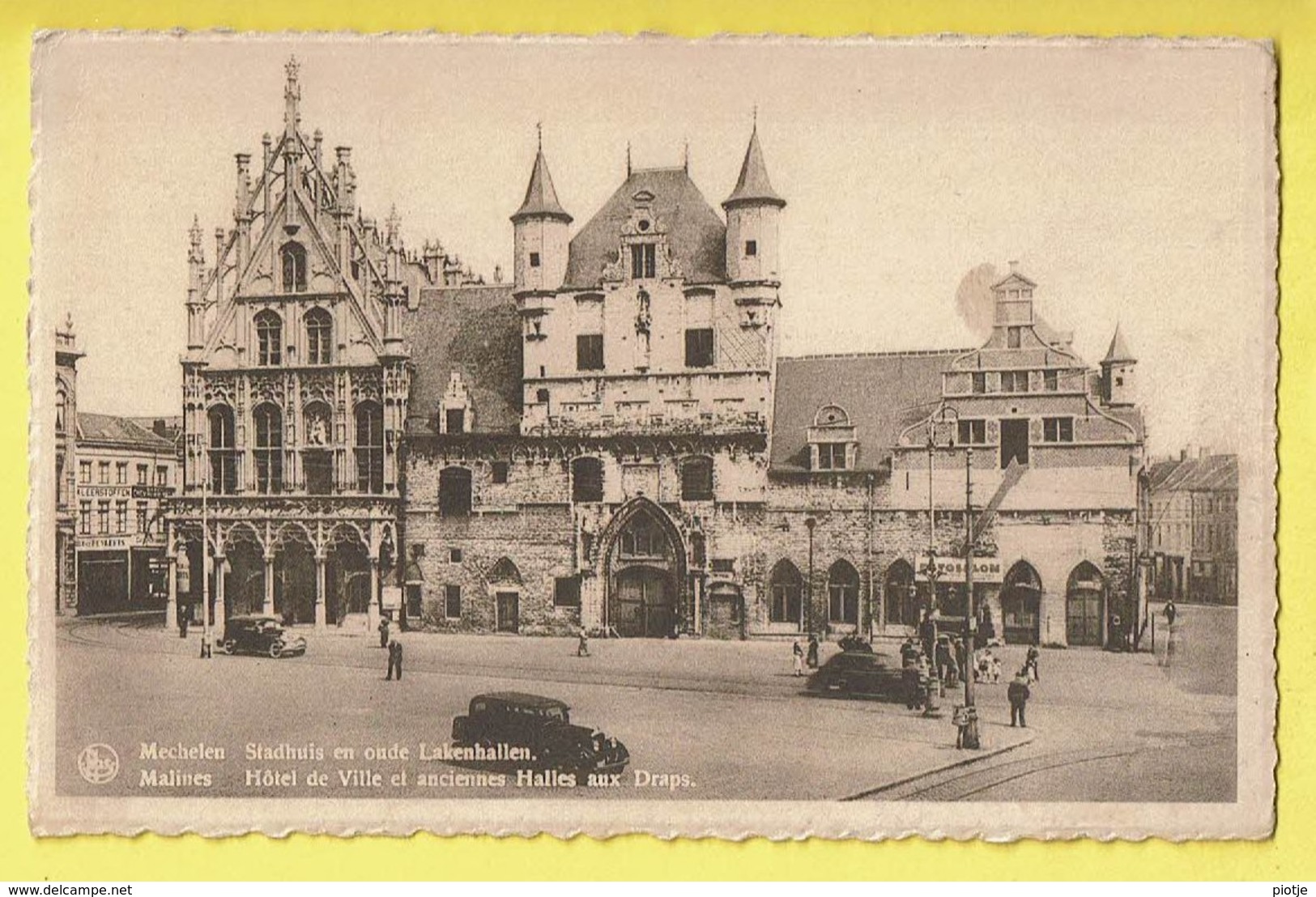 * Mechelen - Malines (Antwerpen) * (Nels, Ern Thill, Nr 21) Stadhuis En Oude Lakenhallen Hotel De Ville Halles Aux Draps - Malines