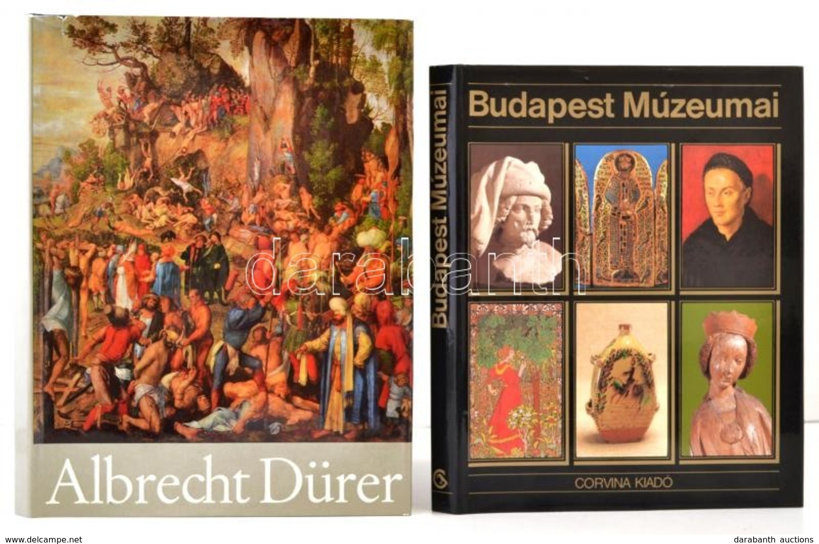 Vegyes Könyvtétel, 2 Db: 
Heinz Lüdecke: Albrecht Dürer. Bp.,1978,Corvina. Kiadói Egészvászon-kötés, Kiadói Kissé Szakad - Unclassified