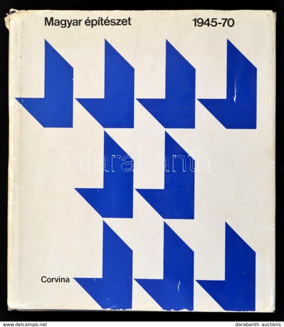 Magyar építészet 1945-70. Szerk.: Szendr?i Jen?. Bp.,1972,Corvina. Kiadói Egészvászon-kötés, Kiadói Papír Véd?borítóban, - Unclassified