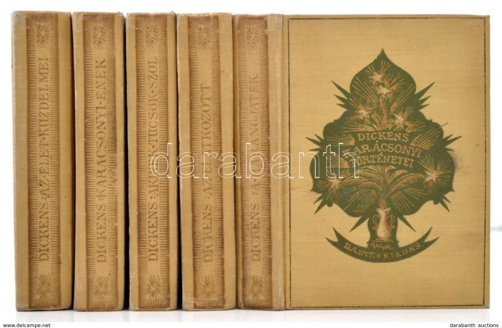 Dickens Károly Karácsonyi Történetei. 1-5. Kötet. 

1. Kötet: Az Elátkozott Ember és Az Alku, Melyet A Szellemmel Kötött - Non Classés