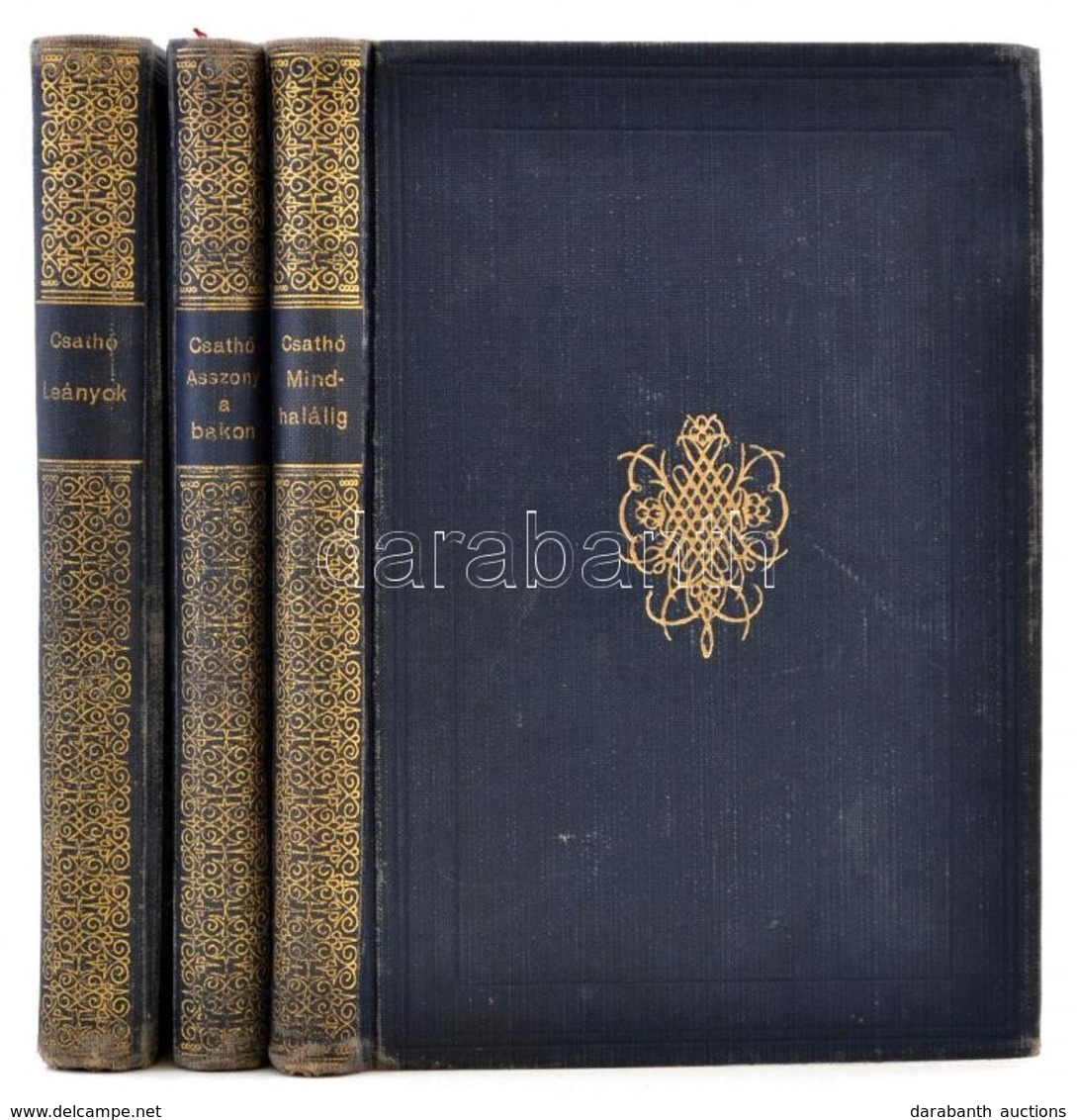 Csathó Kálmán Négy M?ve: 
Miért Nem Ment Hozzá Nagymama Nagypapához. Magyar Írómesterek. Bp., 1927, Singer és Wolfner. K - Non Classés