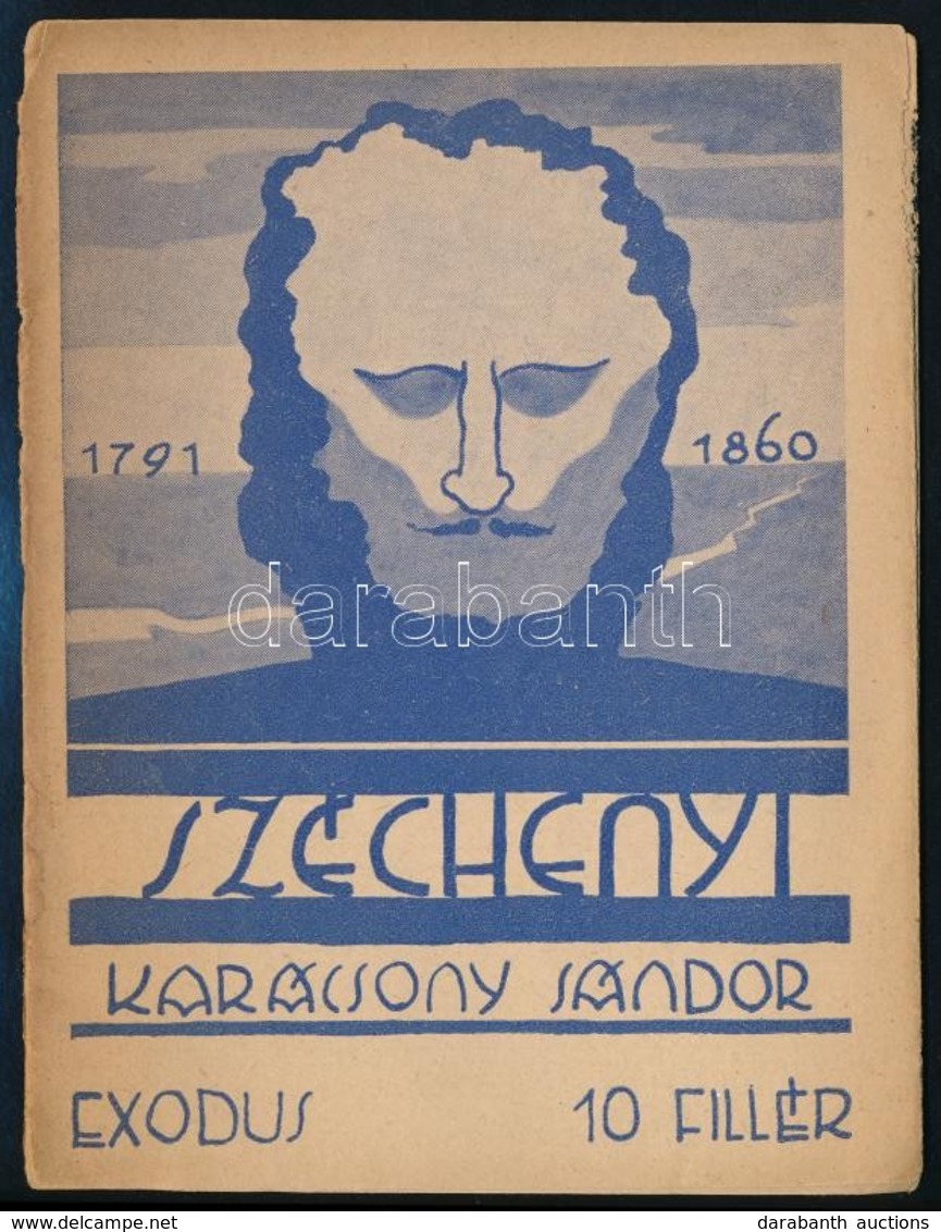 Karácsony Sándor: Széchényi. Bp., 1941, Exodus. II. Kiadás. Kiadói T?zött Papírkötés. - Non Classificati