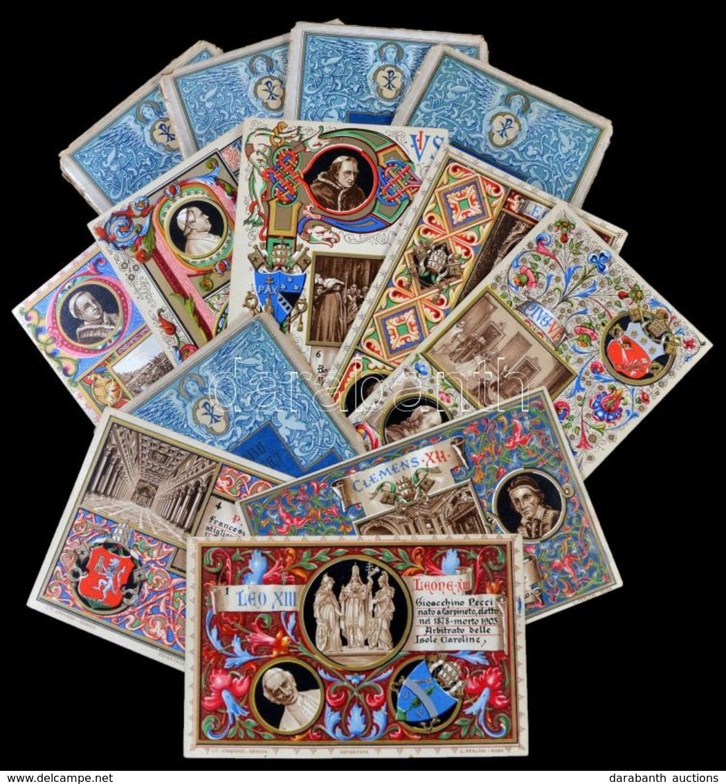** 5 × 12 Postcards - I Sommi Pontefici Romani, L. Ferloni / The Popes Of Rome, A Chronological Postcard Set. 5 Series O - Zonder Classificatie