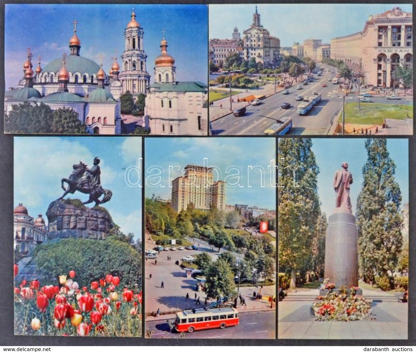 ** * 300 Db MODERN Színes Külföldi Városképes Lap / 300 Modern Colorful Town-view Postcards From All Over The World - Unclassified