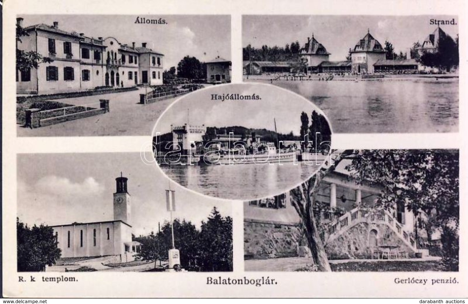 T2 Balatonboglár, Vasútáálomás, Hajóállomás, Strand, Gerlóczy Penzió - Non Classificati