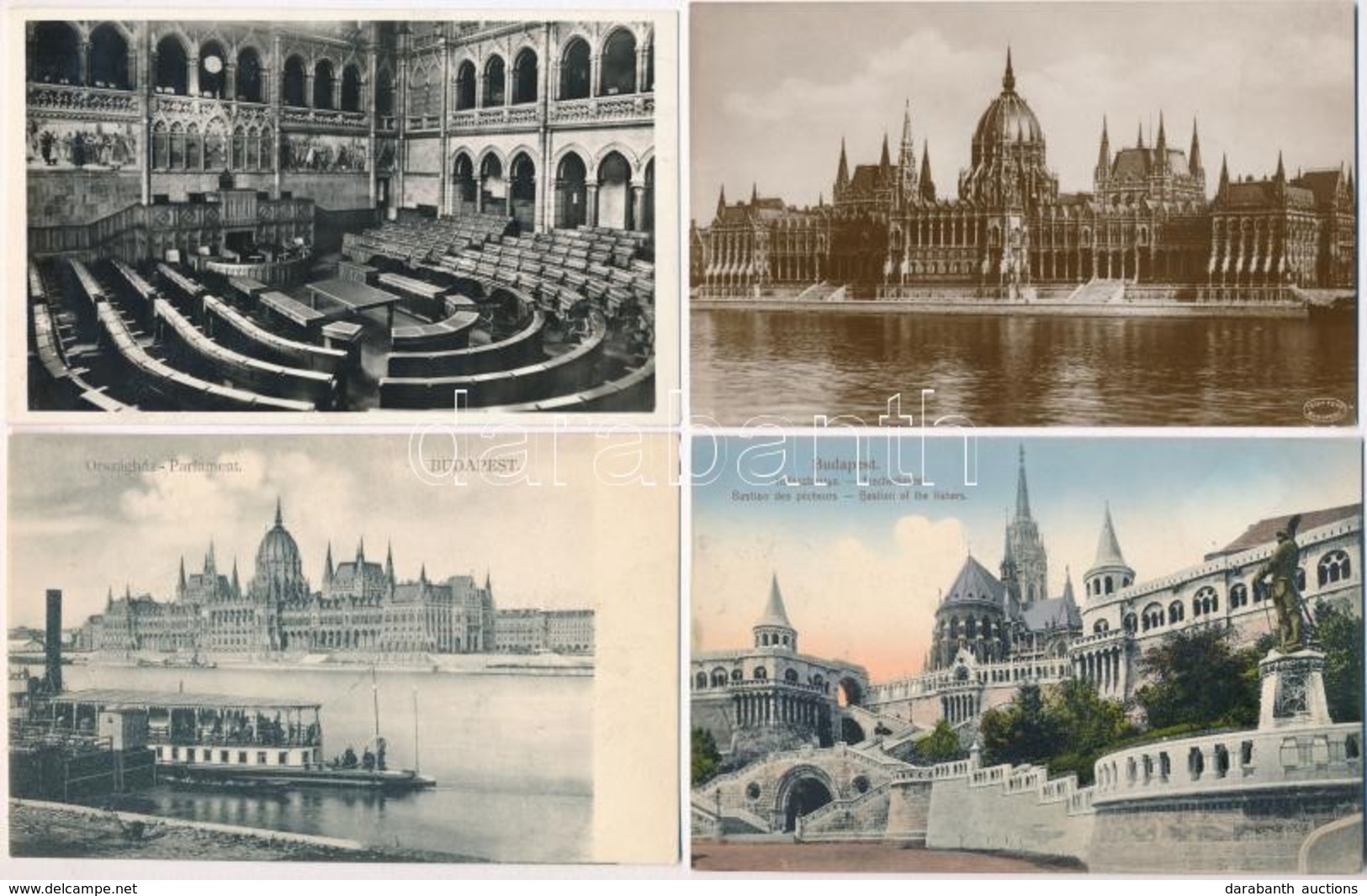** * Budapest - 7 Db Régi Képeslap / 7 Pre-1945 Postcards - Non Classificati