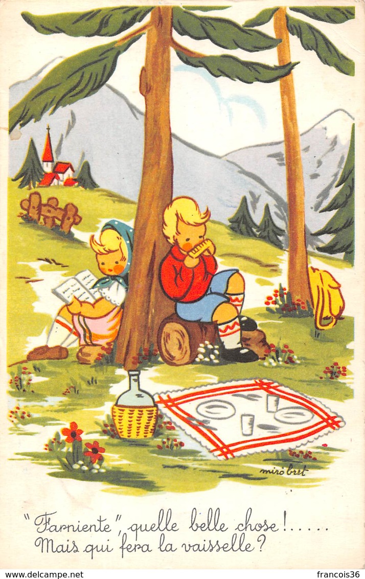 Lot De 25 CPA Illustrations D' Enfants - Humour Coquin - Humorous Cards