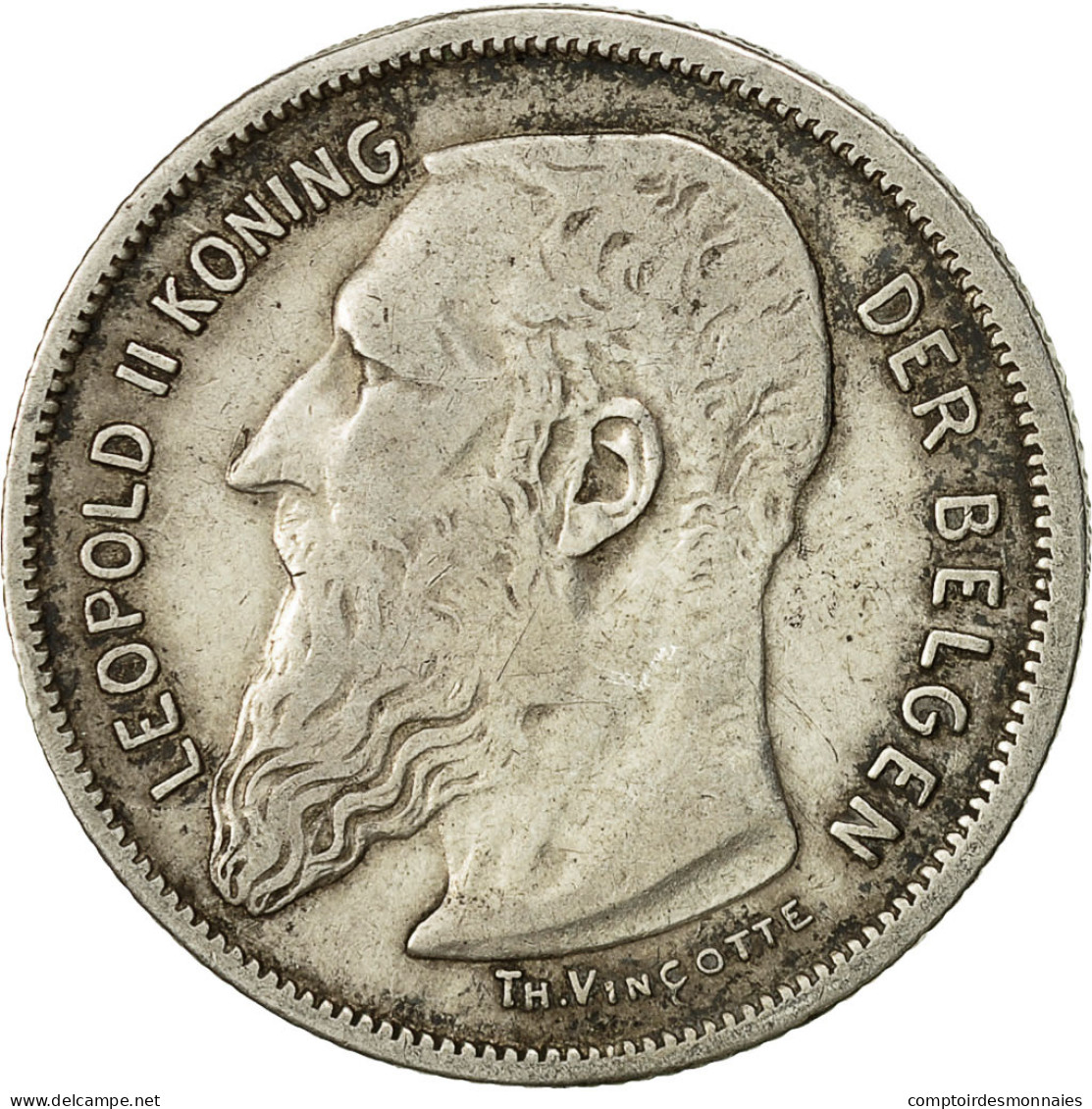 Monnaie, Belgique, 2 Francs, 2 Frank, 1904, TTB, Argent, KM:59 - 2 Francs