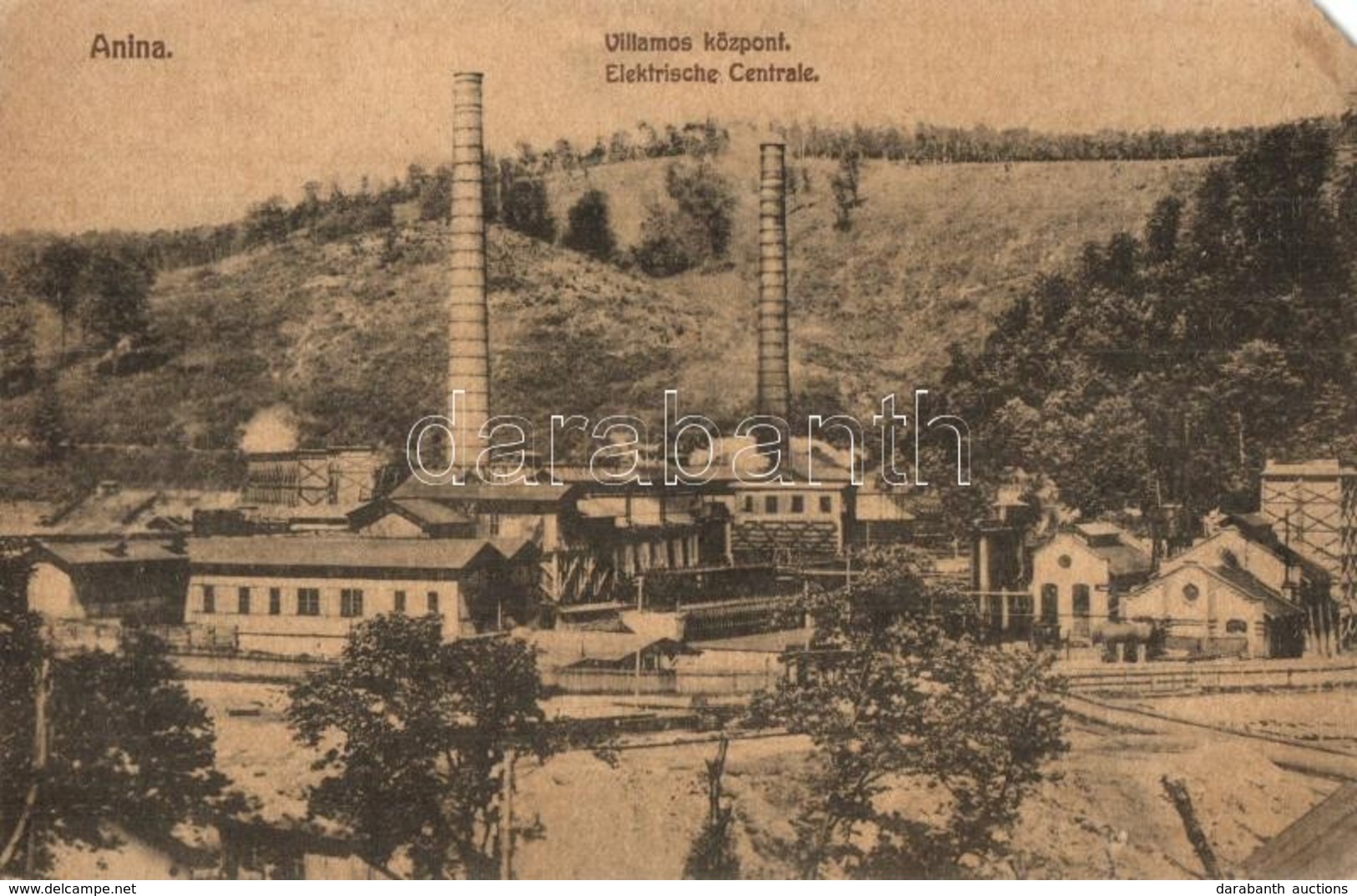 ** T3/T4 Anina, Stájerlakanina, Steierdorf; Villamos Központ / Mine, Electricity Station (EM) - Unclassified