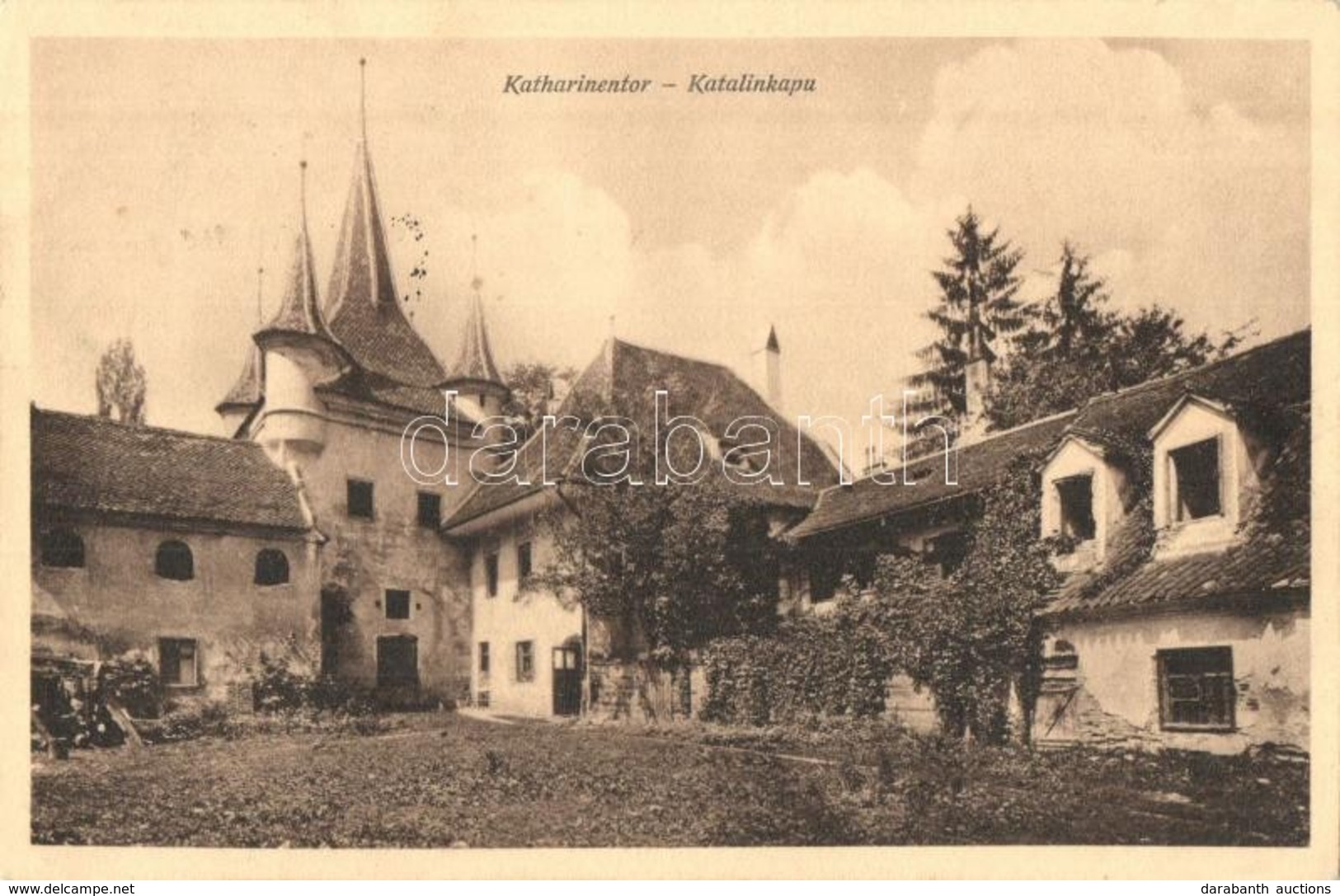 T2 Brassó, Brasov, Kronstadt; Katalin Kapu. H. Zeidner Nr. 32. / Katharinerthor / Gate - Non Classificati