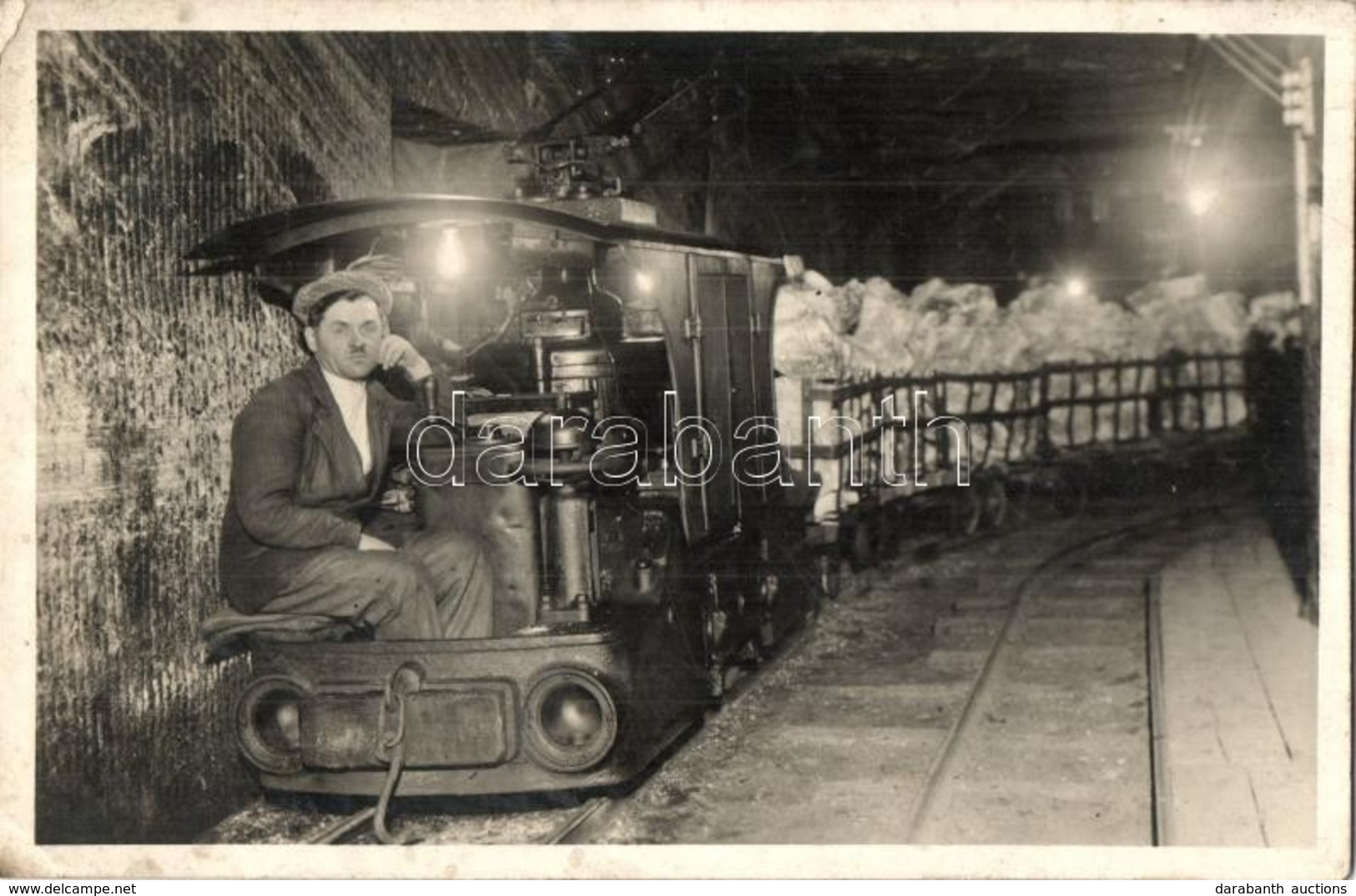 T2/T3 Désakna, Ocna Dejului; Sókiszállítás A Bányából Kisvasúttal / Salt Transport From The Mine On Mining Railway (EK) - Ohne Zuordnung