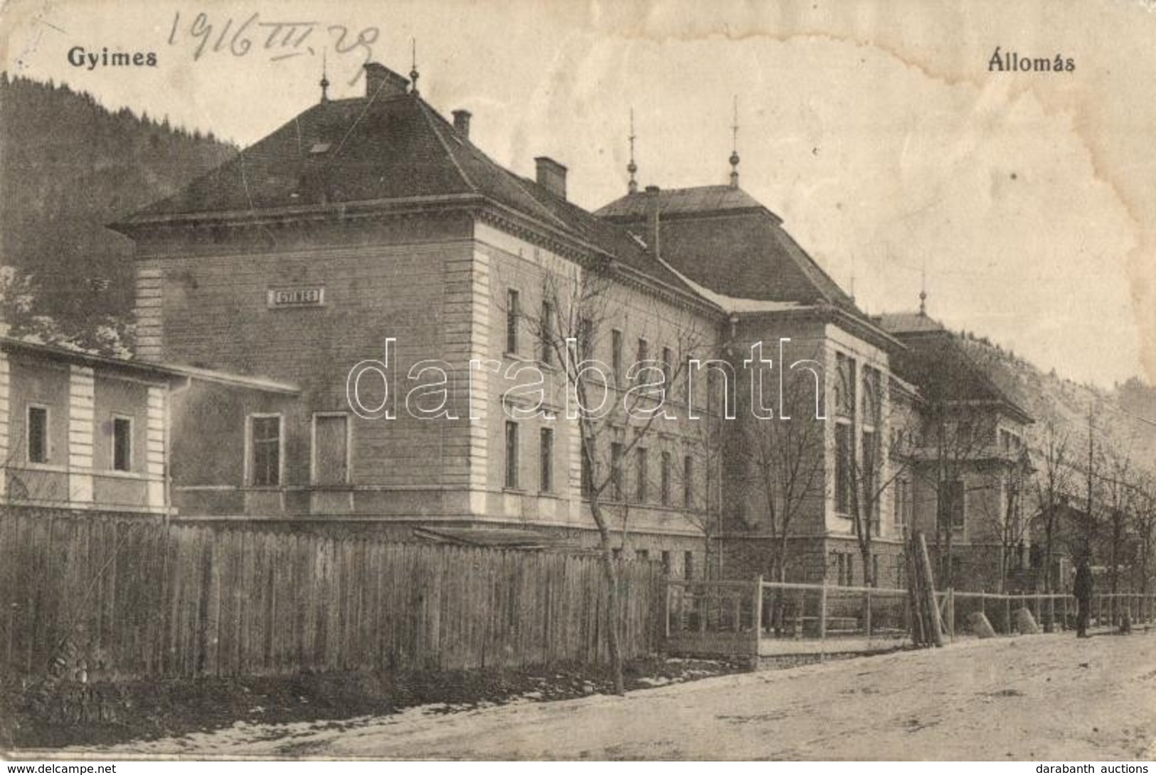 * T3 1916 Gyimesbükk, Ghimes-Faget (Gyimes); Vasútállomás / Bahnhof / Railway Station  (Rb) - Zonder Classificatie