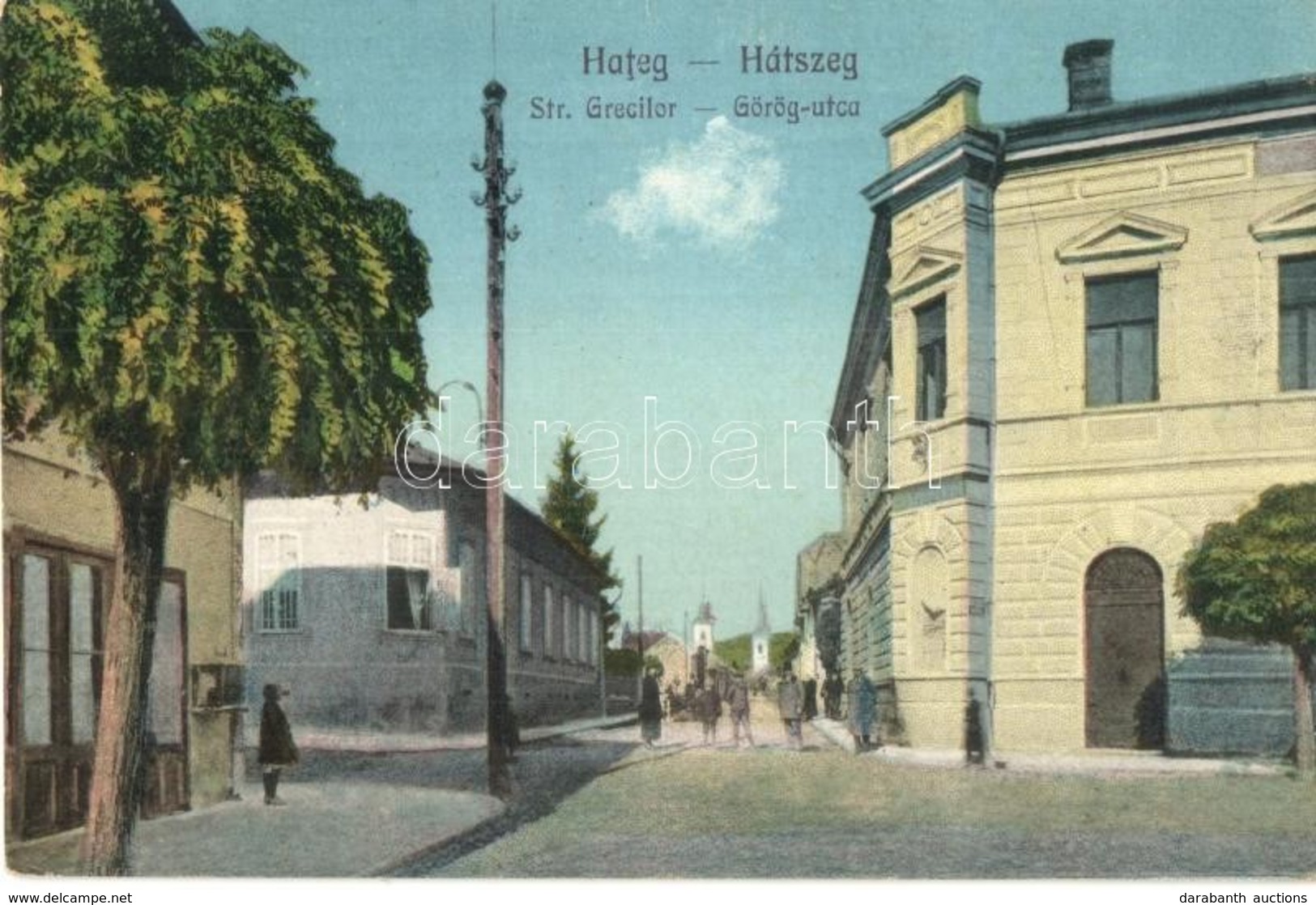 * T3 Hátszeg, Hateg, Wallenthal; Görög Utca / Strada Grecilor / Greek Street (Rb) - Unclassified