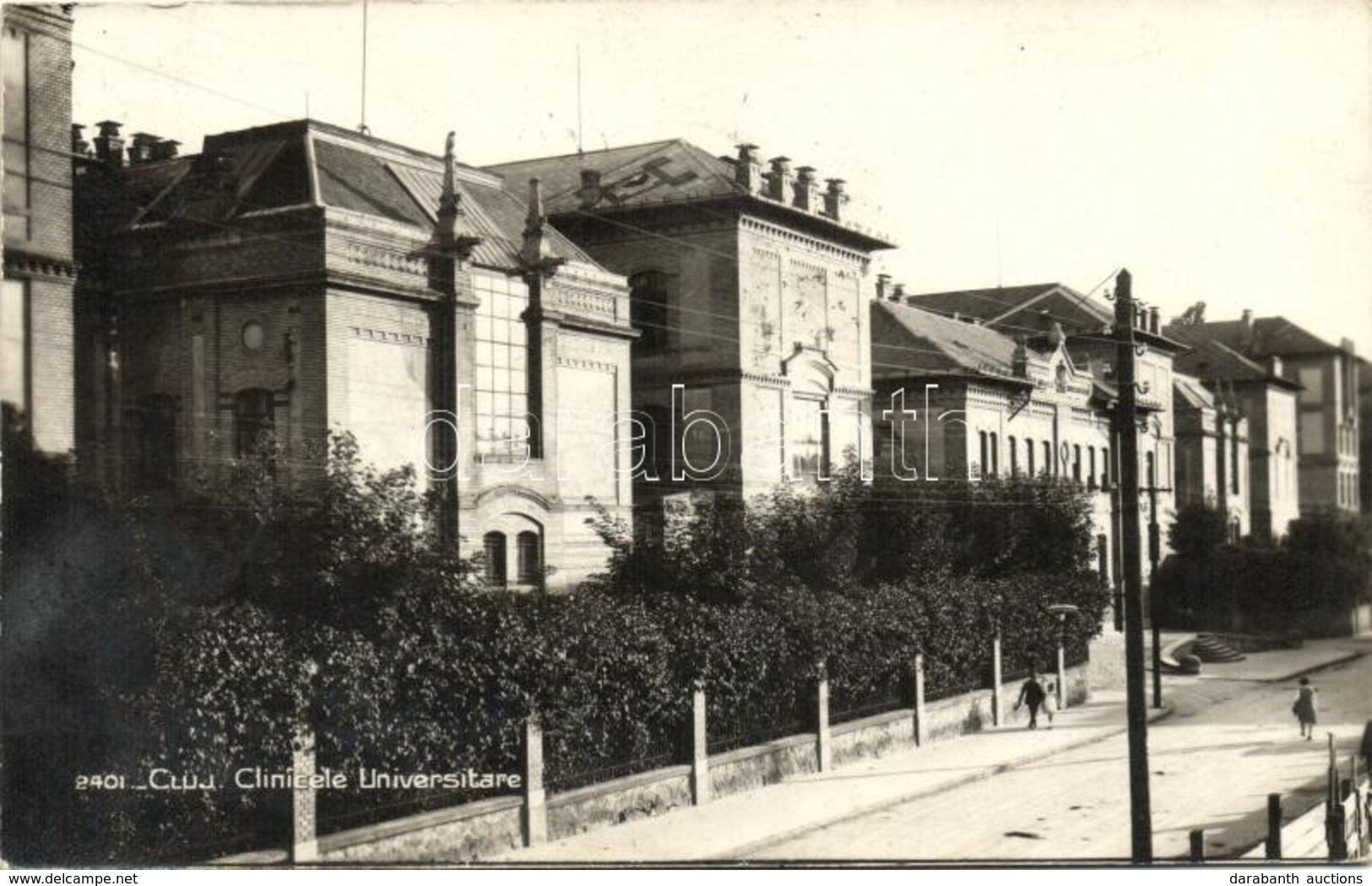 T2 1940 Kolozsvár, Cluj; Egyetemi Klinika / University Clinic, 'Kolozsvár Visszatért' So. Stpl. - Unclassified