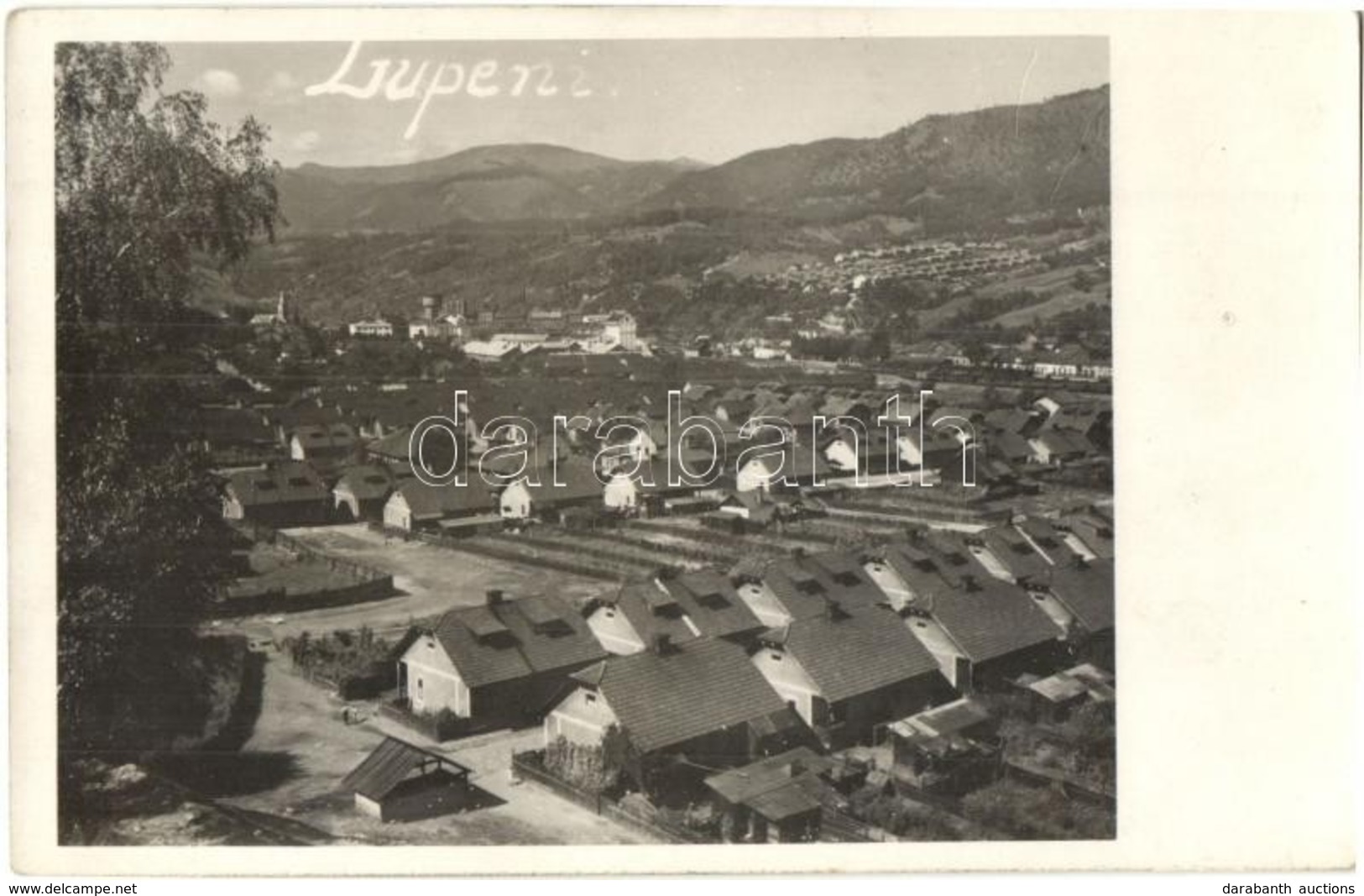 * T2/T3 1936 Lupény, Lupeni;  Bányatelep / Mine Colony. Photo - Ohne Zuordnung