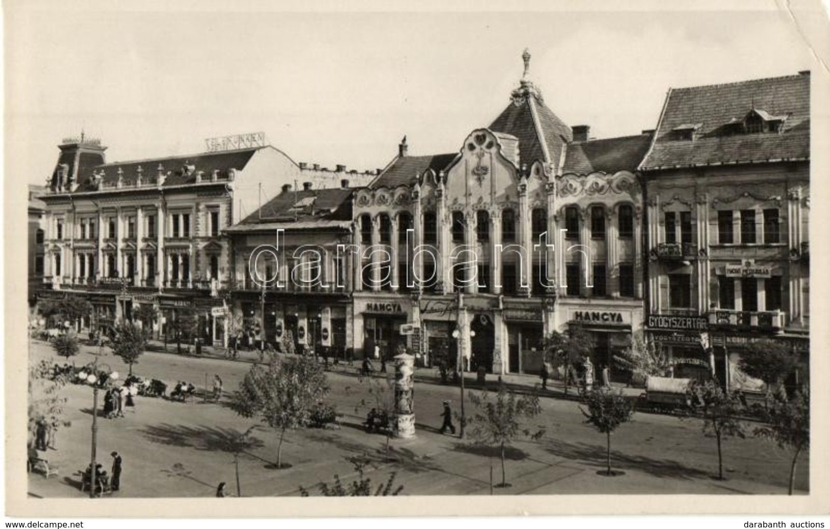 T2/T3 1944 Marosvásárhely, Targu Mures; Széchenyi Tér, M. Kir. Államrend?rség Palotája, Els? Magyar Biztosító, Rosenfeld - Zonder Classificatie