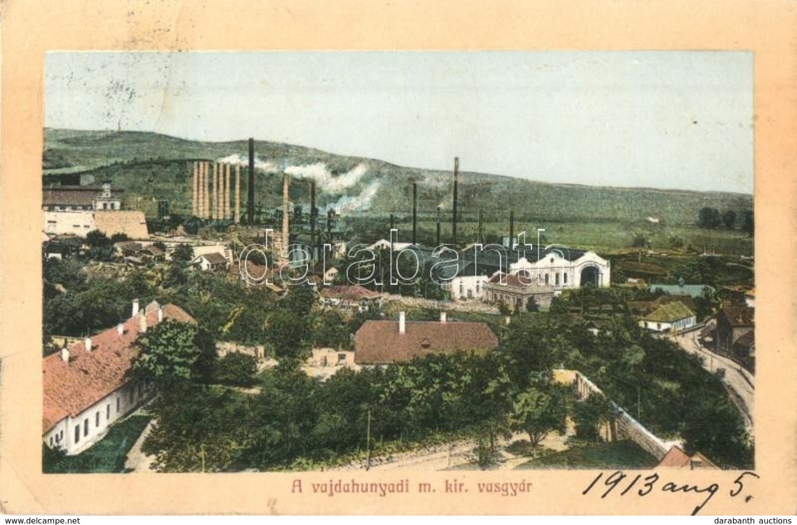 T3 Vajdahunyad, Hunedoara; M. Kir. Vasgyár. Licker Viktor Kiadása / Iron Works, Factory (EB) - Non Classés