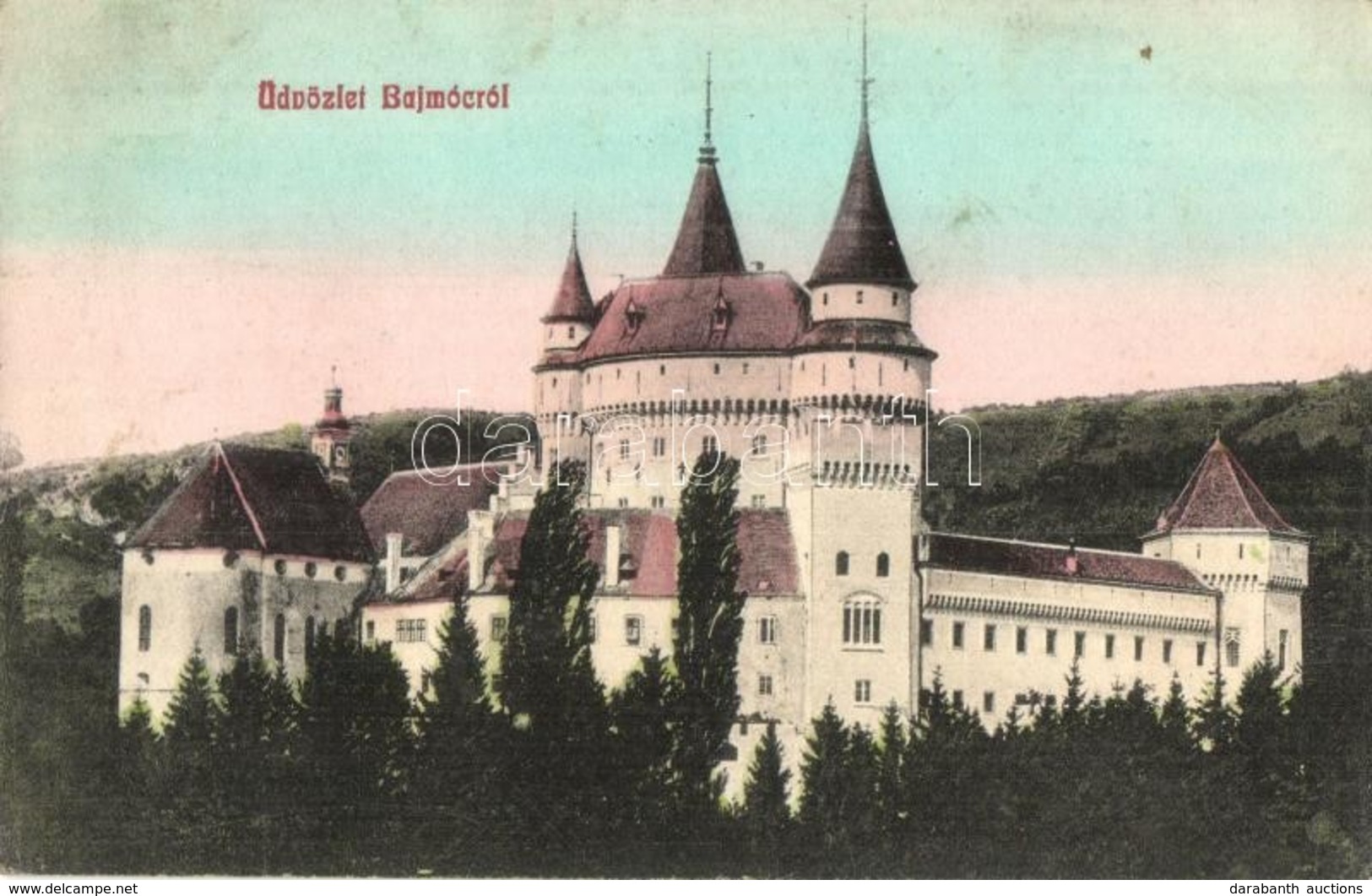 T2/T3 Bajmóc, Bojnice; Gróf Pálffy Várkastély. Gubits B. 435. / Castle (EK) - Non Classés