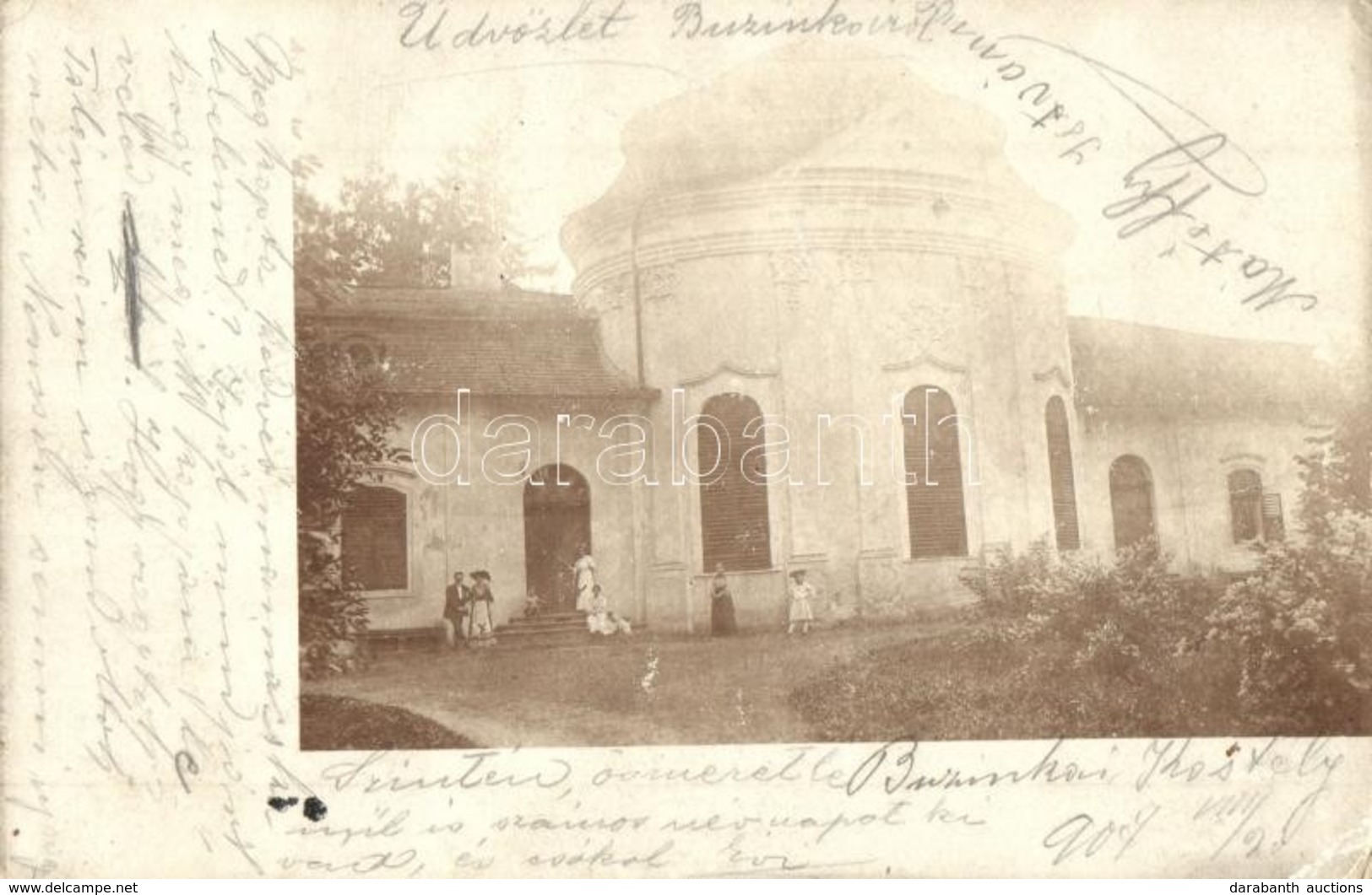 T2/T3 1907 Buzinka, Saca (Kassa, Kosice); Semsey Kastély / Castle. Photo (EK) - Unclassified