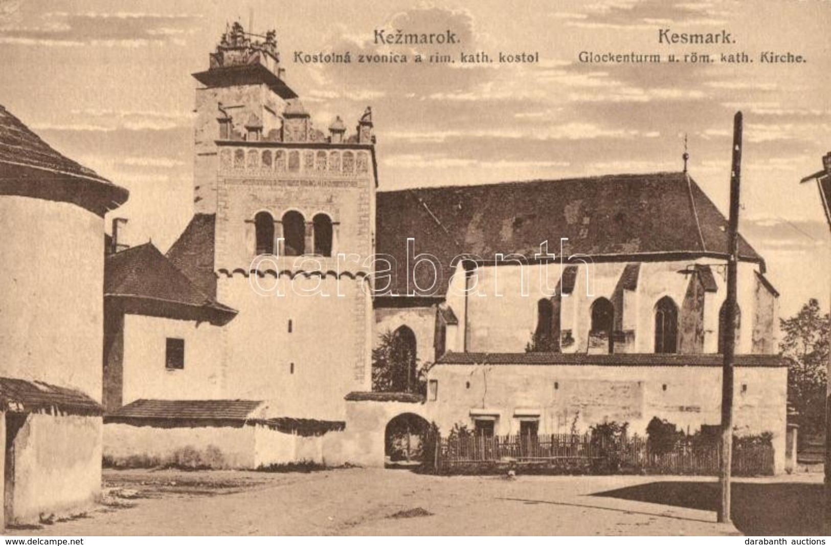 ** T2 Késmárk, Kezmarok; Harangtorony, Római Katolikus Templom, Kiadja N. Reiner / Bell Tower, Church - Ohne Zuordnung