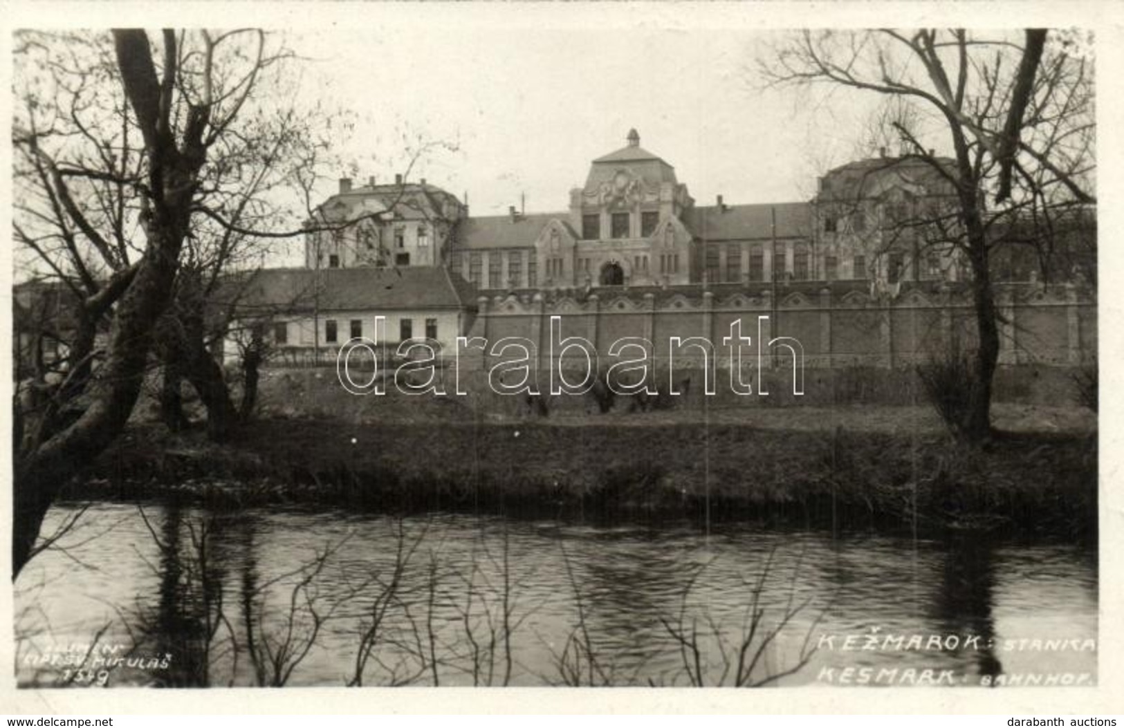 T2/T3 1923 Késmárk, Kezmarok; Vasútállomás / Railway Station, Photo (EK) - Unclassified