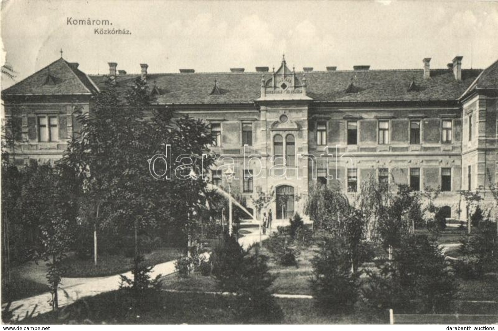 T2 1910 Komárom, Komárnó; Közkórház / Hospital - Unclassified