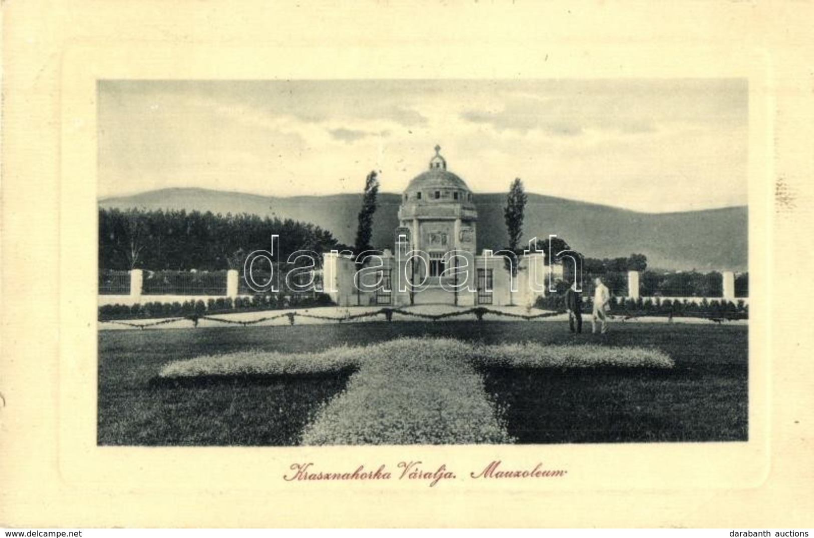 T3 Krasznahorkaváralja, Krásnohorské Podhradie; Andrássy Mauzóleum. W. L. Bp. Fuchs József Kiadása / Mausoleum (EB) - Unclassified