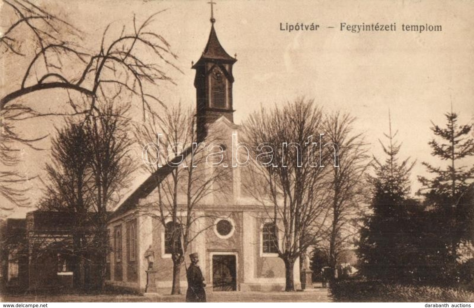 T2/T3 Lipótvár, Újvároska, Leopoldov; Fegyintézeti Templom / Prison Church + M. Kir. 4. Honvéd Tábori Tarackos Osztály 2 - Unclassified