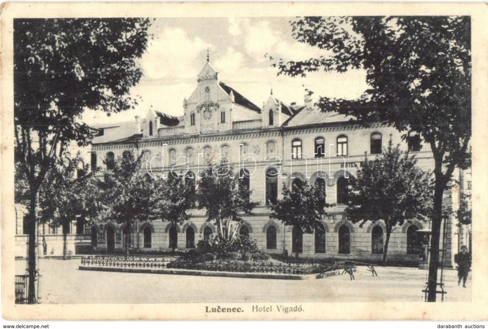 T2/T3 Losonc, Lucenec; Hotel Vigadó Szálloda. Lichtig 1142. / Hotel (EK) - Non Classés