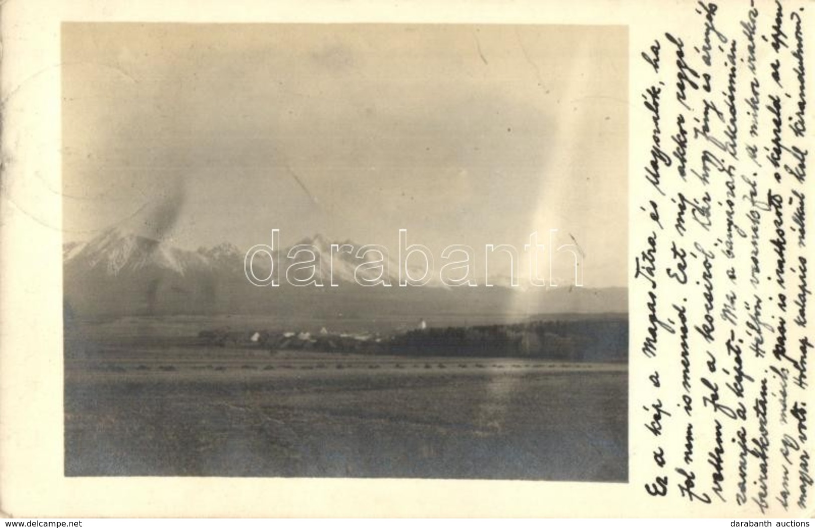 T2 1914 Nagyszalók, Großschlagendorf, Velky Slavkov; Magas Tátra és Nagyszalók Képe / Vysoké Tatry And Velky Slavkov. Ph - Non Classés