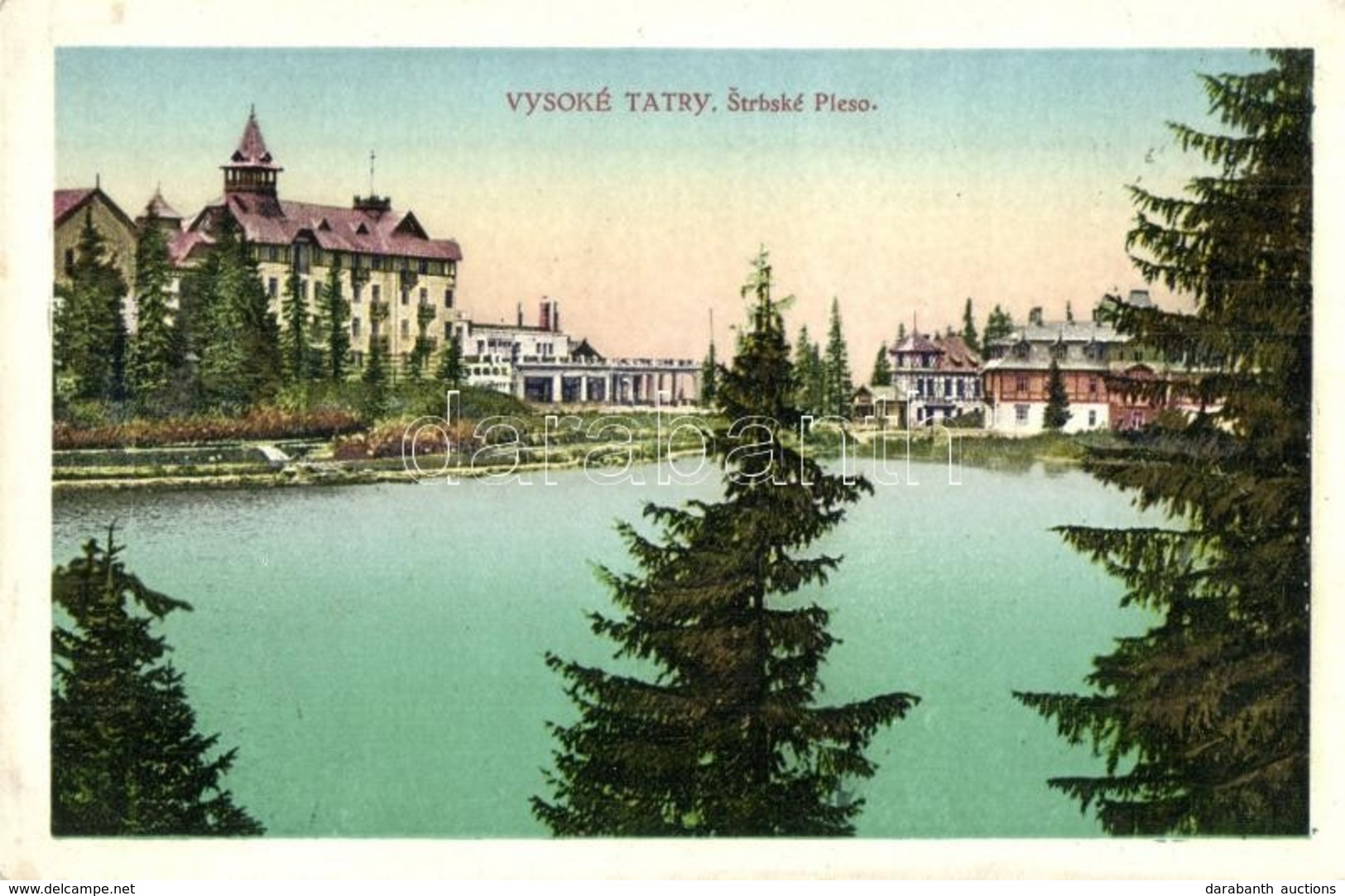 ** T2 Tátra, Csorba-tó, Szálloda / Strbské Pleso / Hotel, Lake - Non Classés