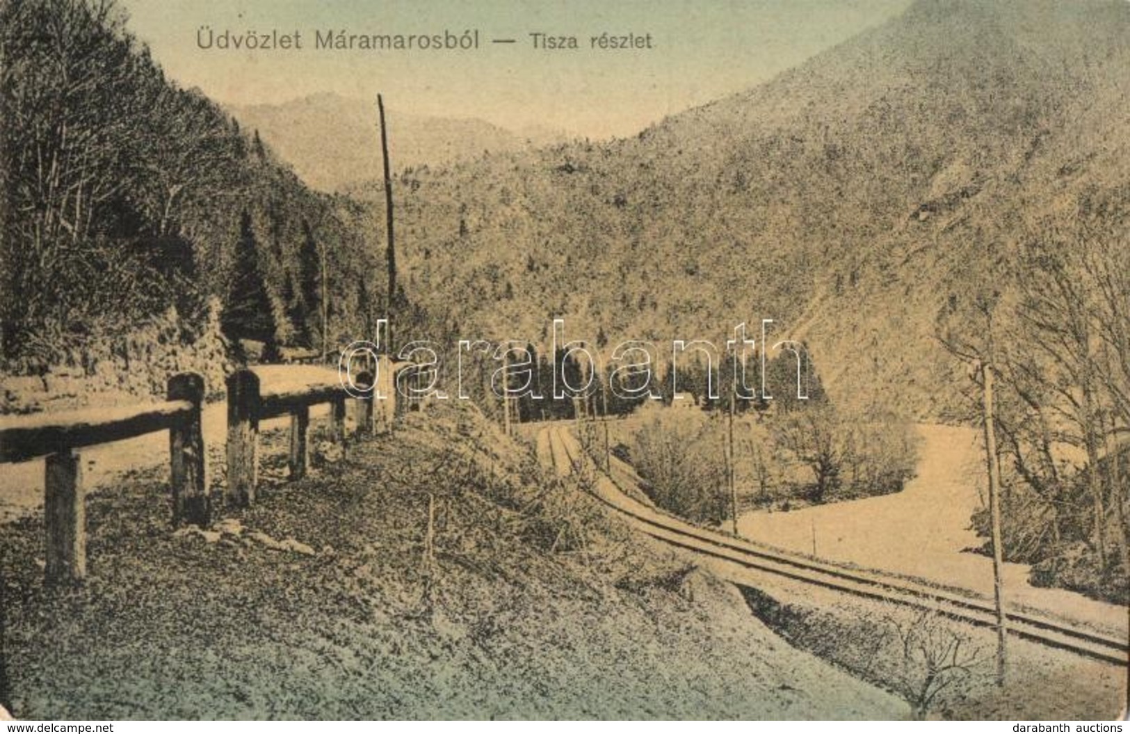 T2/T3 Erdészvölgy, Kuzij (Lonka, Luh; Tisza-völgy, Máramaros); Vasúti Sín. Berger Miksa Utóda Kiadása / Railway Track - Unclassified