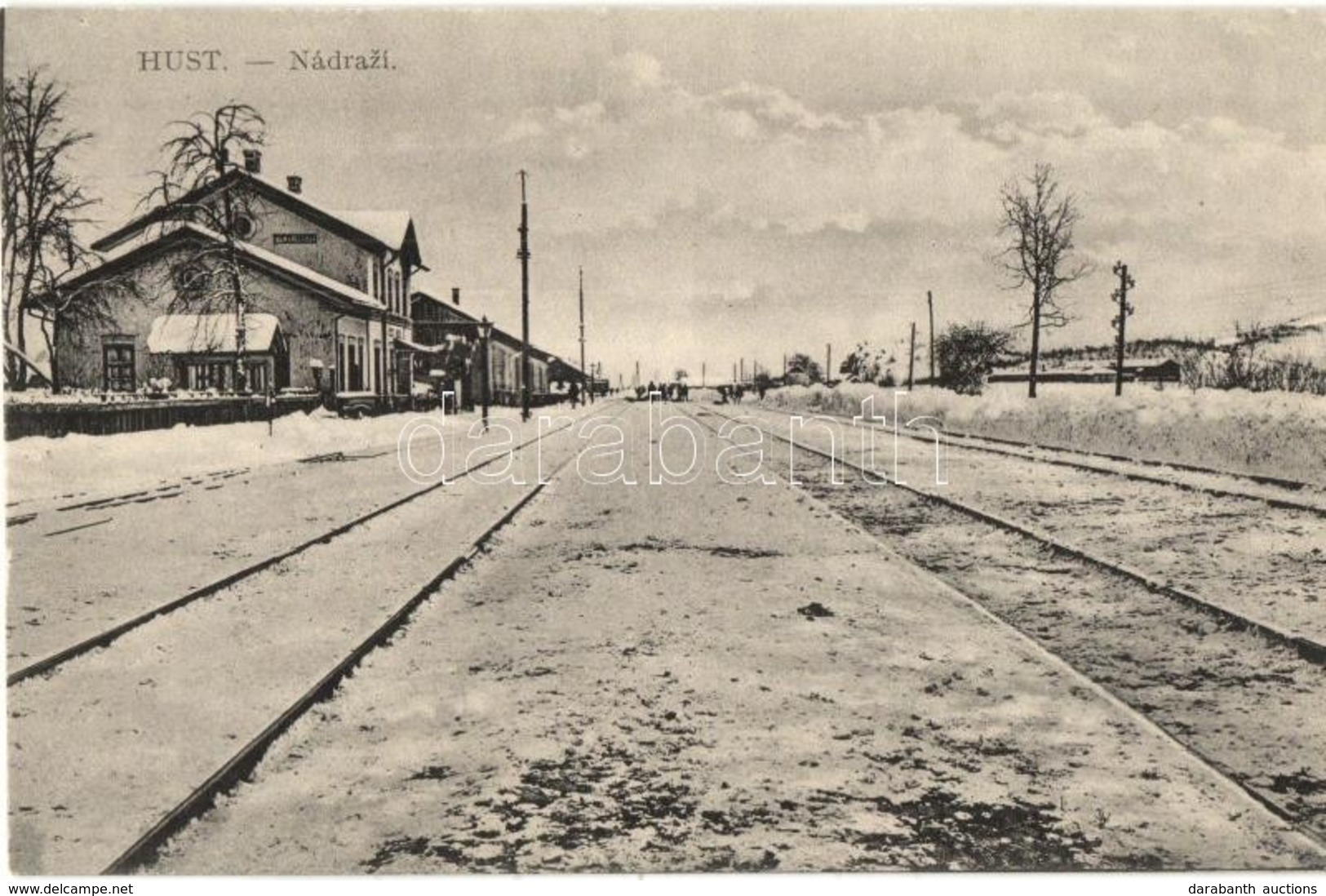 ** T2 Huszt, Chust, Khust; Vasútállomás / Railway Station - Zonder Classificatie