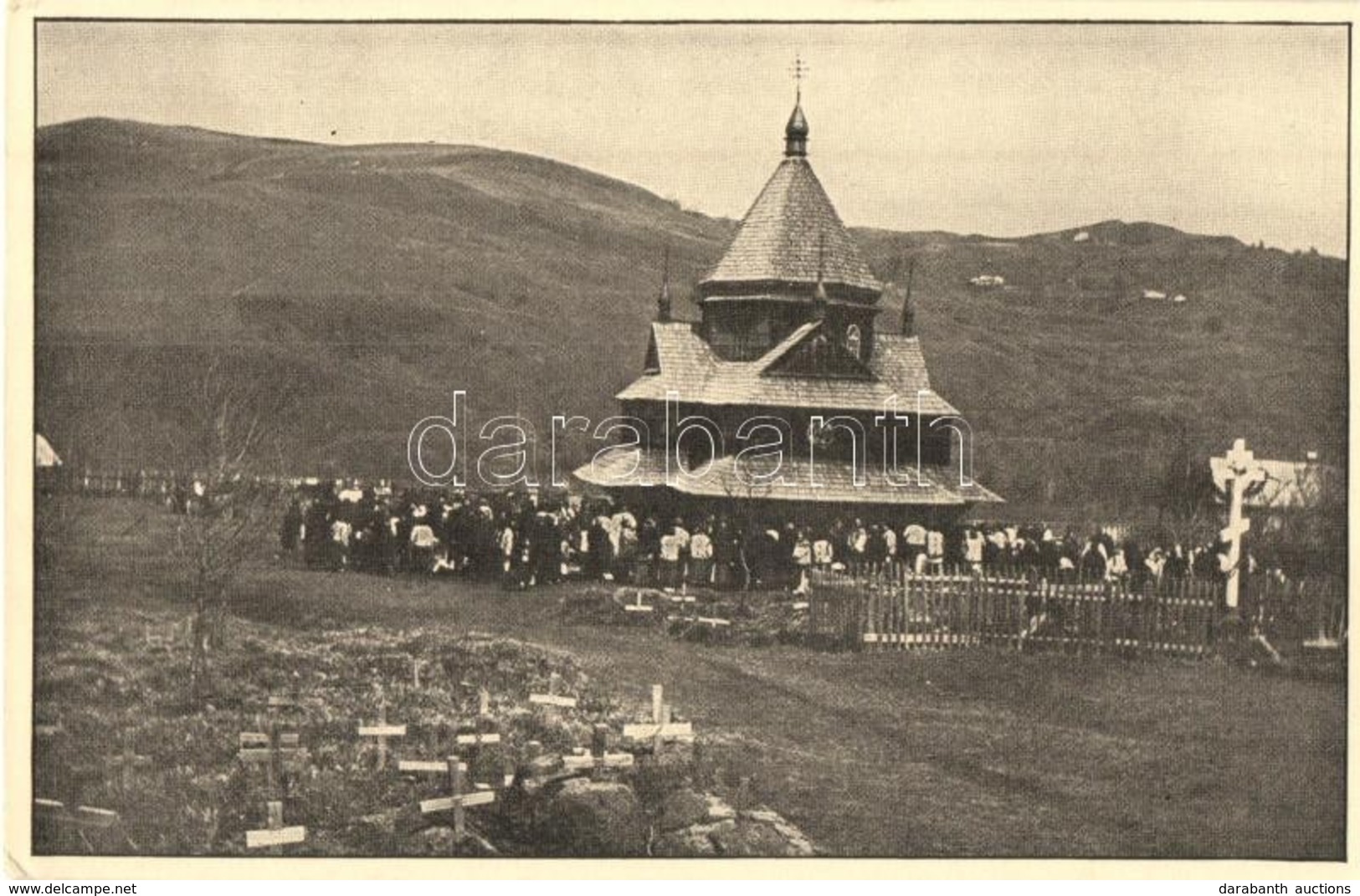 ** T2/T3 K?rösmez?, Jaszinya, Jasina, Yasinia; Pletovatyj / Görögkatolikus Fatemplom / Greek Catholic Wooden Church (EK) - Ohne Zuordnung