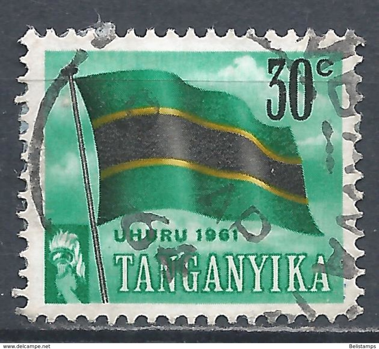 Tanganyika 1961. Scott #49 (U) Flag * - Autres - Afrique