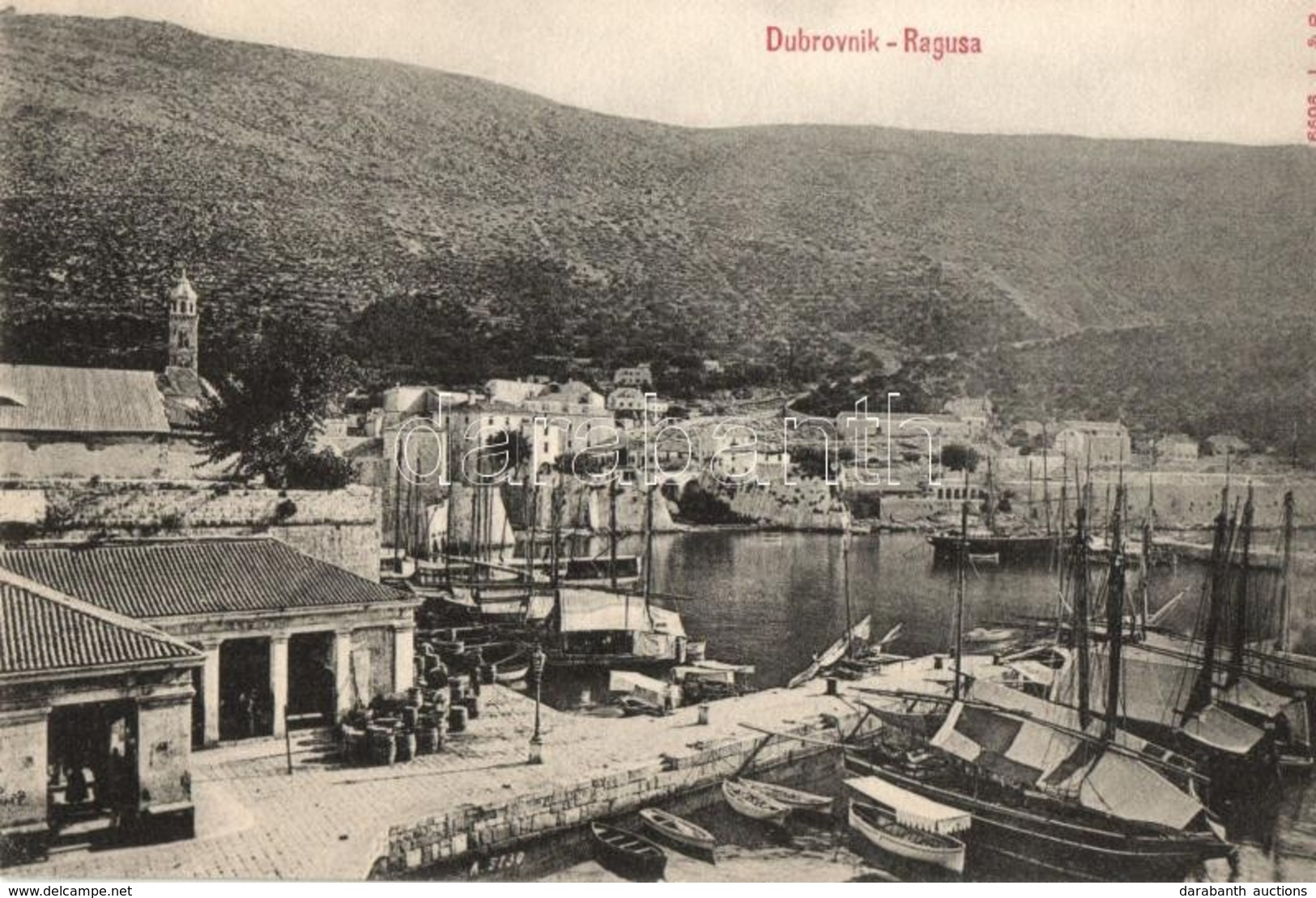 T2 Dubrovnik, Ragusa, Port, Ships - Zonder Classificatie