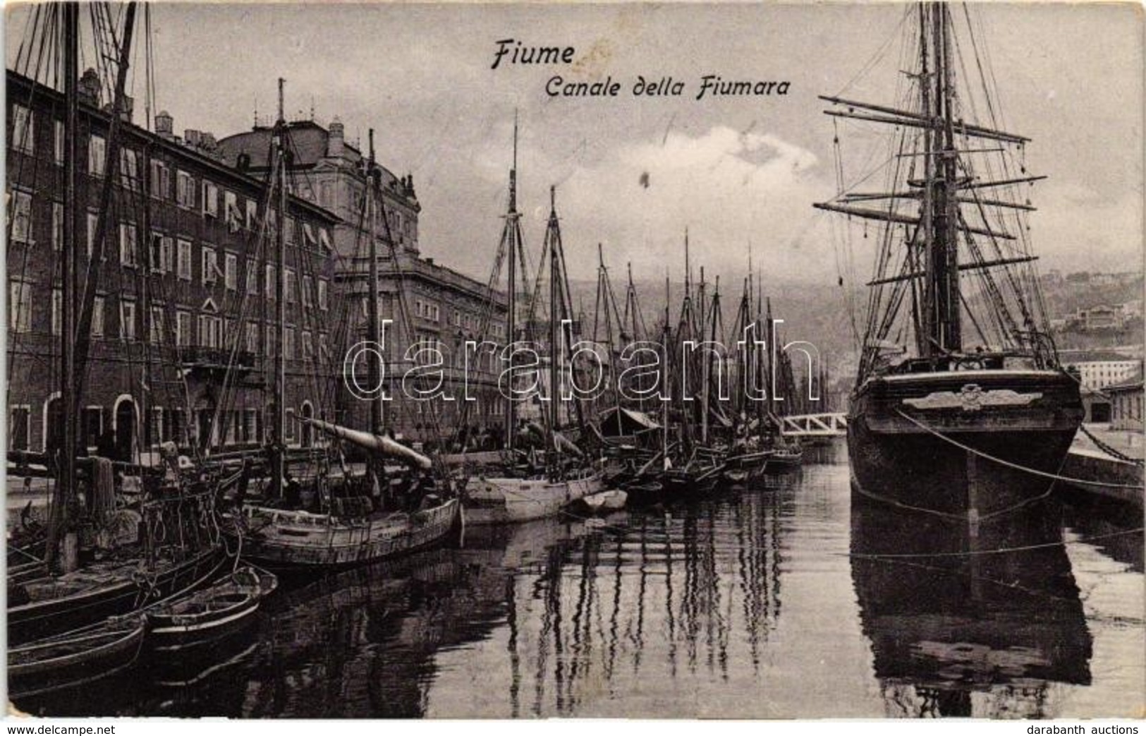 ** T2/T3 Fiume, Canale Della Fiumara, Ships (fl) - Ohne Zuordnung