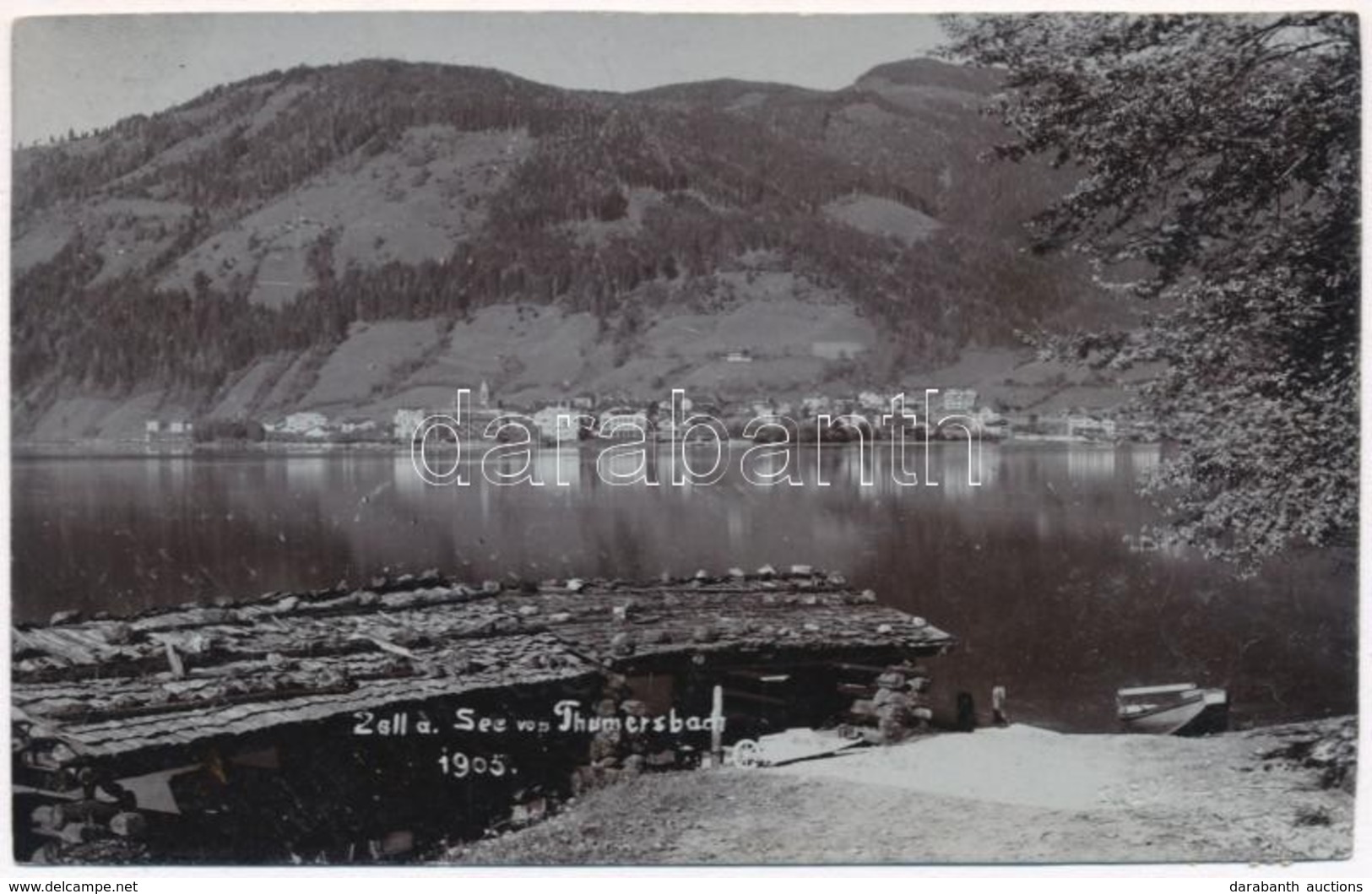 T2 1913 Zell Am See Von Thumersbach. Leop. Haidinger Photo - Non Classés