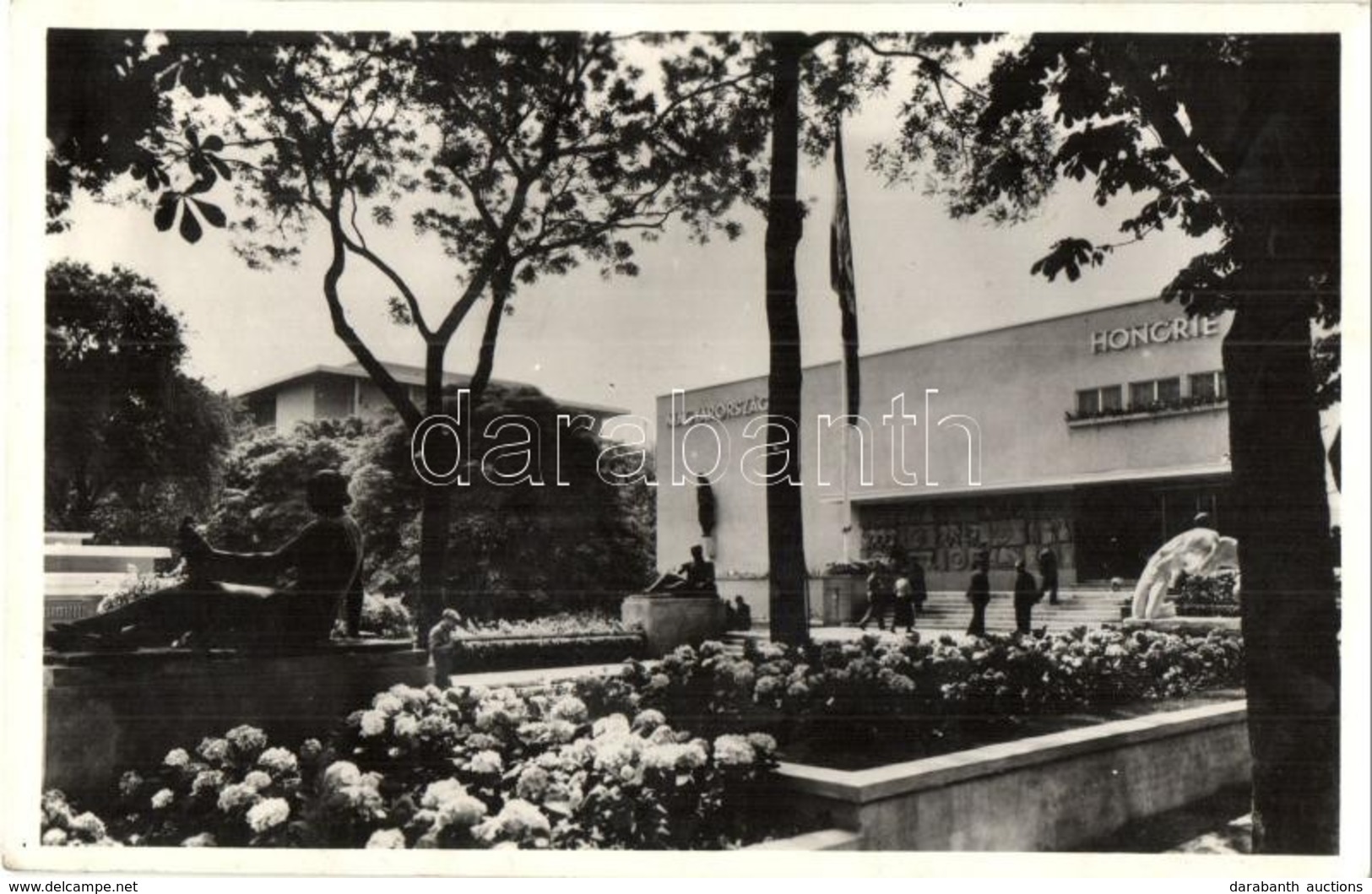 * T2 1937 Paris, Exposition Internationale, Le Pavillon Hongrois, Jardin D'entrée / Exposition Internationale Des Arts E - Unclassified