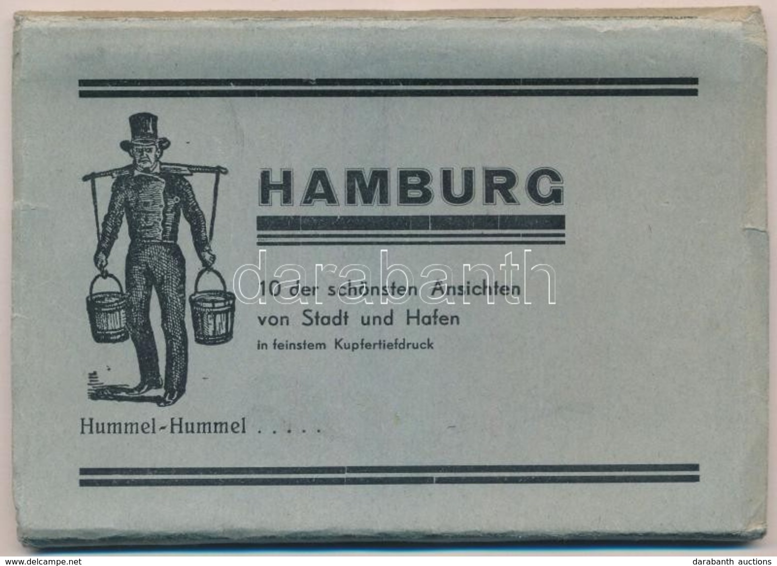 ** Hamburg, Hummel-Hummel... Postcard Leporello Booklet With 10 Postcards - Ohne Zuordnung