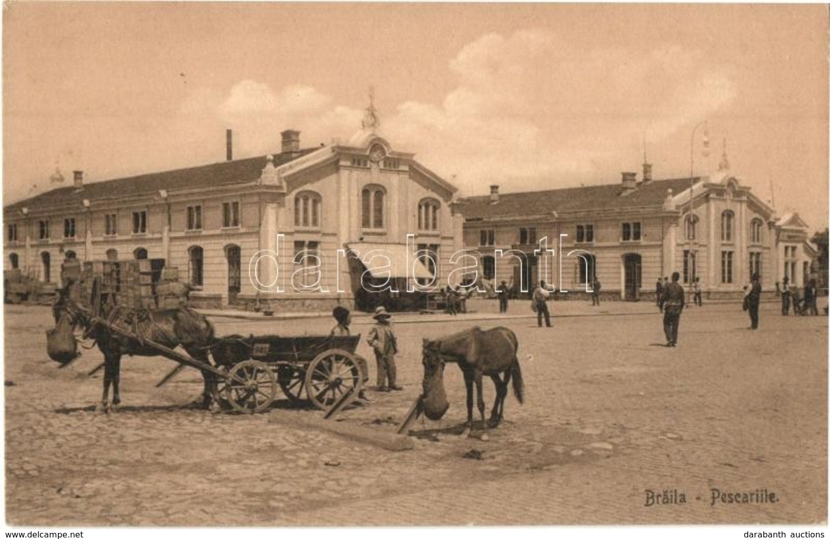 * T2 Braila, Pescariile. Editura J. Gheorghiu & Cie. / Fishermen's Market. - Zonder Classificatie