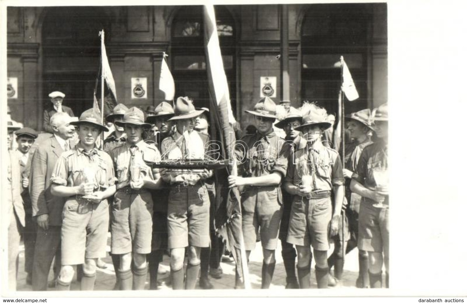 * 3 Db Régi Cserkész Fotó / 3 Pre-1945 Boy Scout Photos - Non Classés