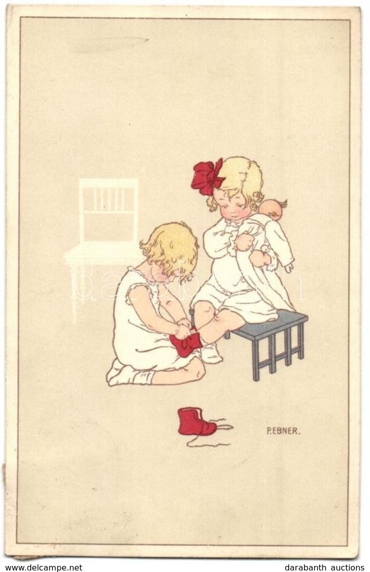 T2 1918 Children Art Postcard. M. Munk Vienne Nr. 704. S: Pauli Ebner - Unclassified