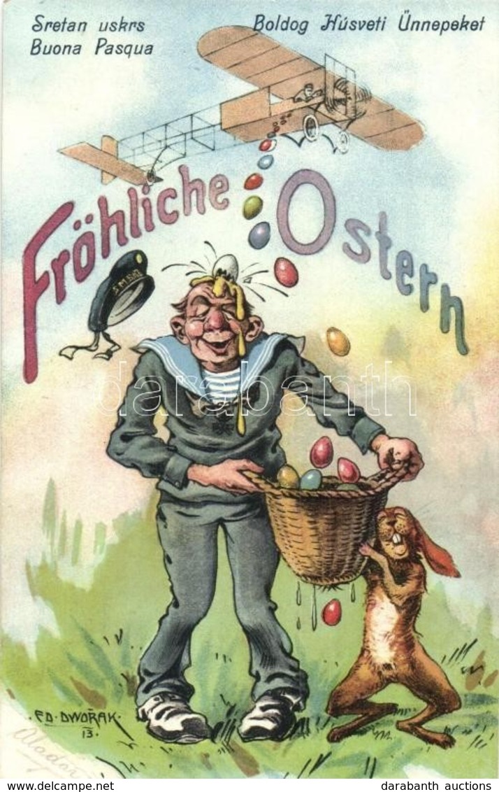 * T2/T3 Boldog Húsvéti Ünnepeket! / Fröhliche Ostern / Sretan Uskrs / Buona Pasqua / Happy Easter! Austro-Hungarian Navy - Non Classés