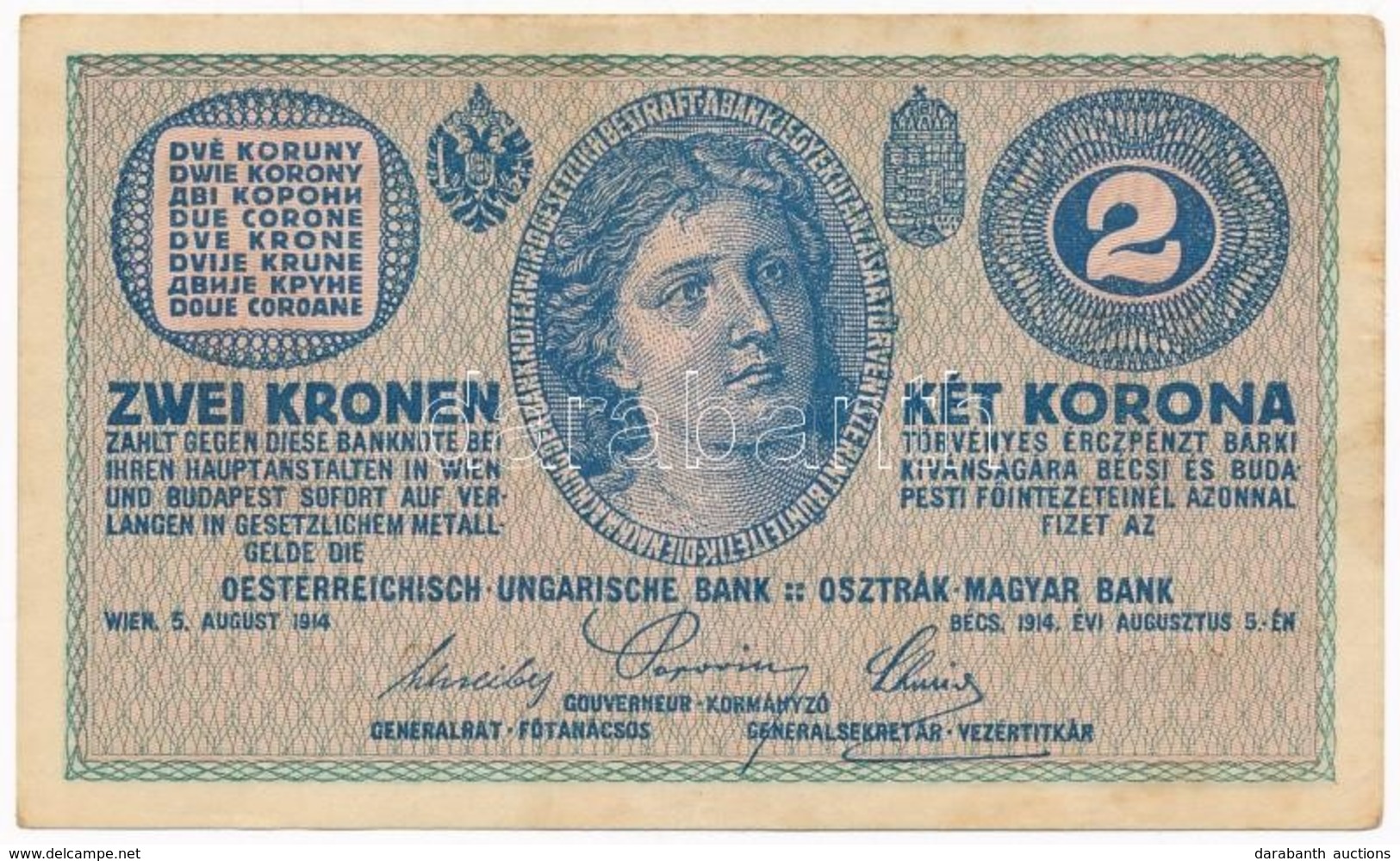 1914. 2K 'C' Sorszámjel T:III
Adamo K5 - Zonder Classificatie