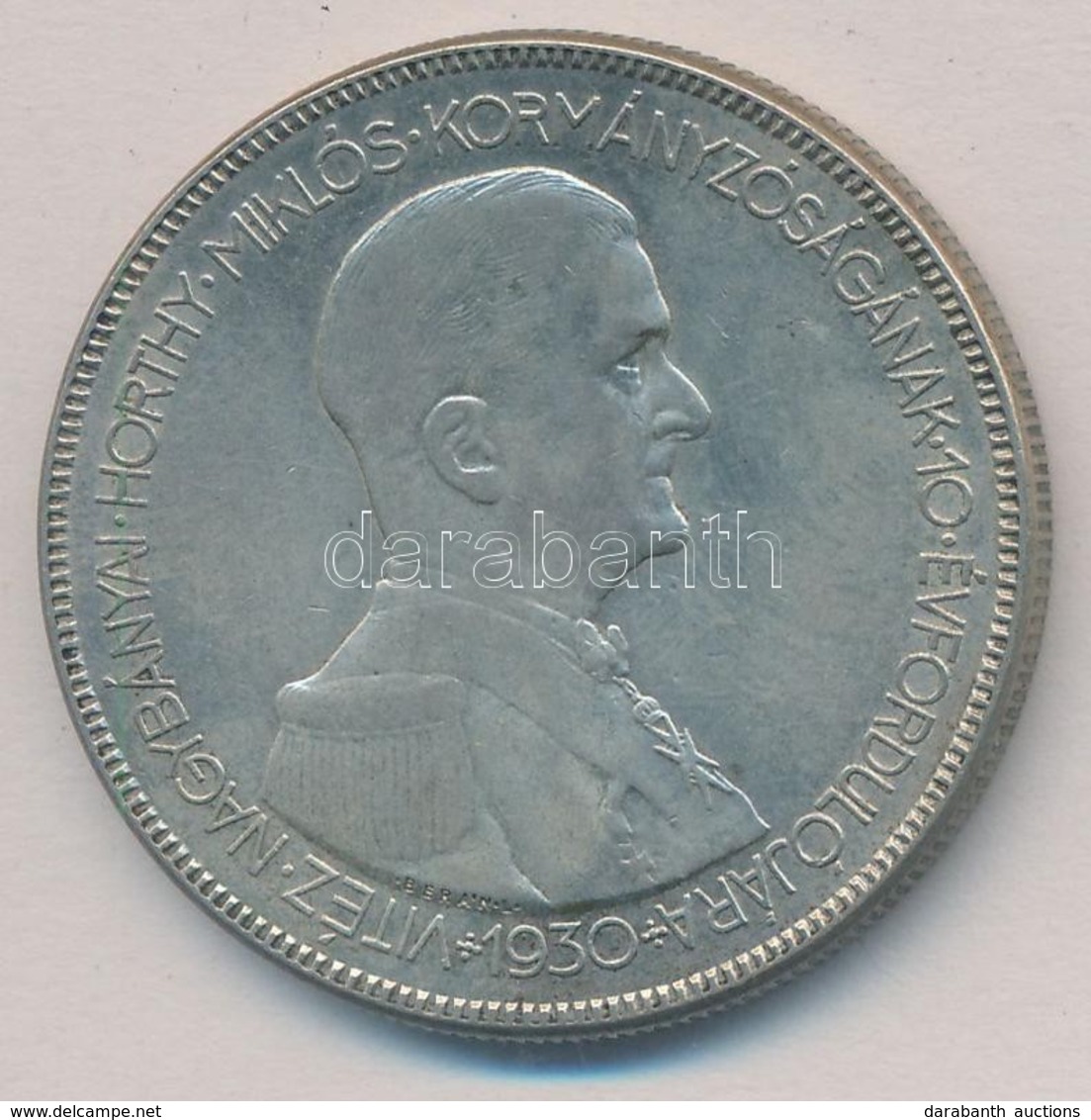 1930. 5P Ag 'Horthy Jobbra' T:2-
Adamo P8 - Zonder Classificatie