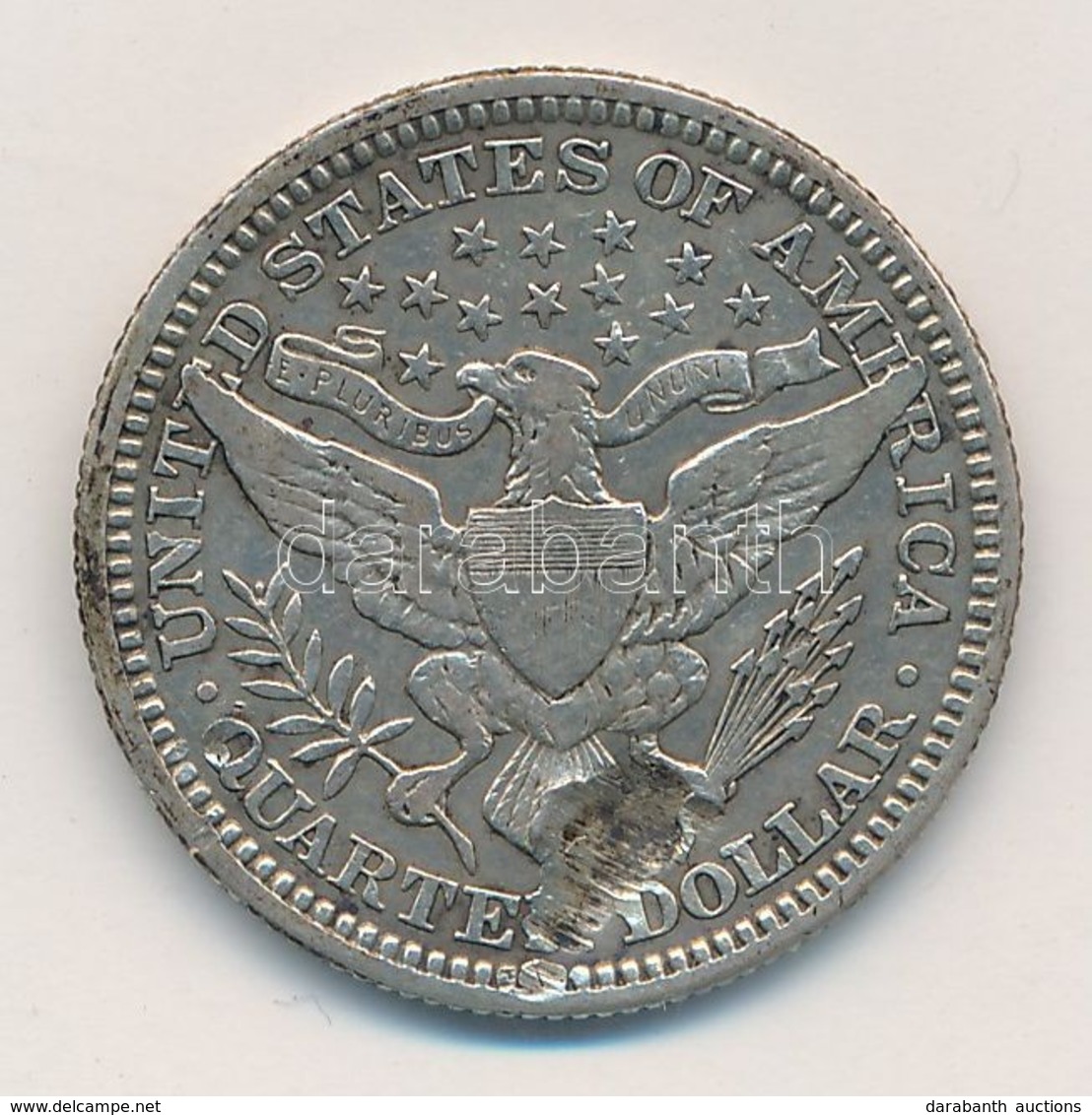 Amerikai Egyesült Államok 1915D 1/4$ Ag T:2- Durva ü.
USA 1915D 1/4 Dollar Ag C:VF Serious Ding - Zonder Classificatie